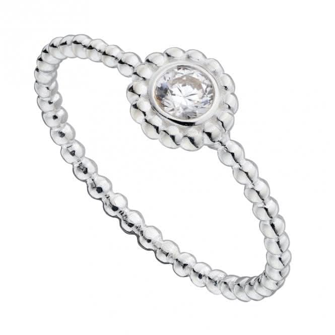 Bead with Zirconia Ring R3765C