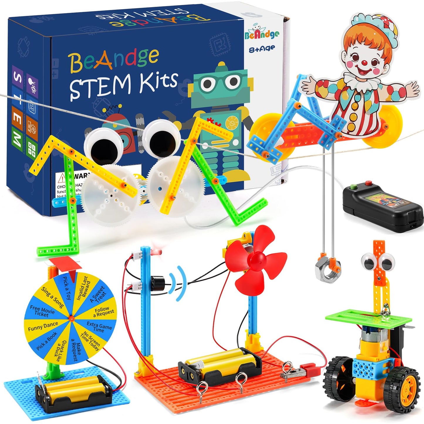 BeAndge STEM Robotics Kits for Kids 8-12 | DIY Engineering & STEM Toys