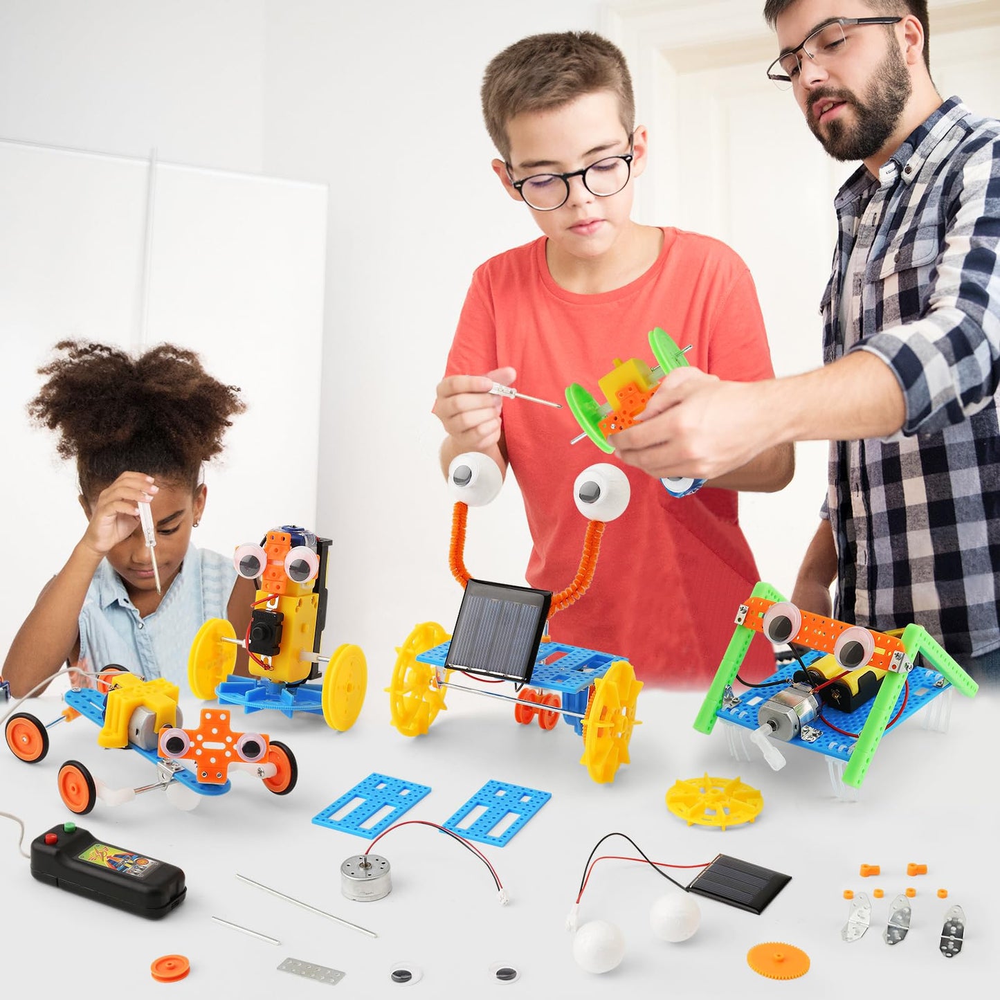 BeAndge STEM Robotics Kit for Kids 8-12 — 5 Robot Projects