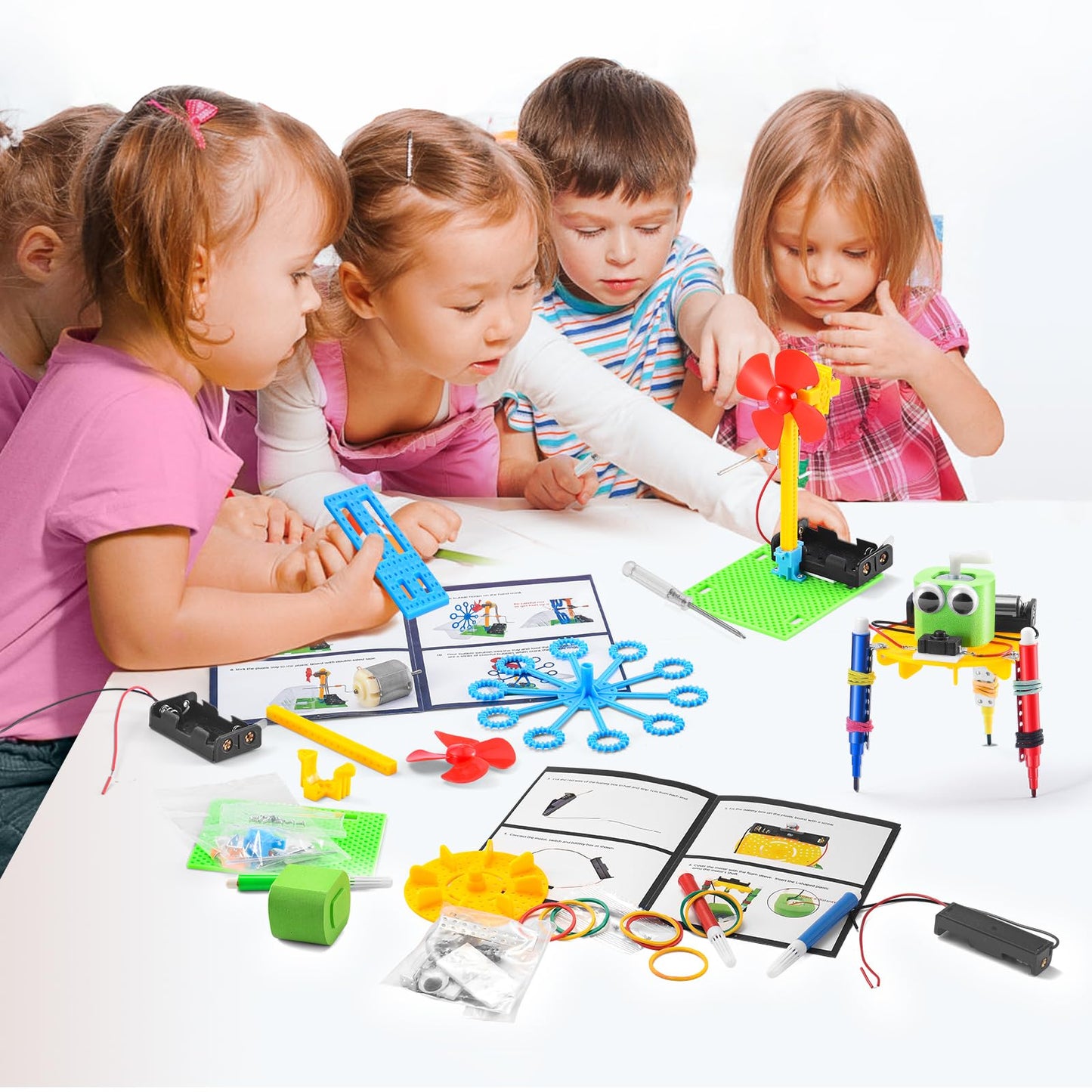 BeAndge STEM Robotics Kit - 6-in-1 STEM Toys for Kids 8-13 | Build & Learn