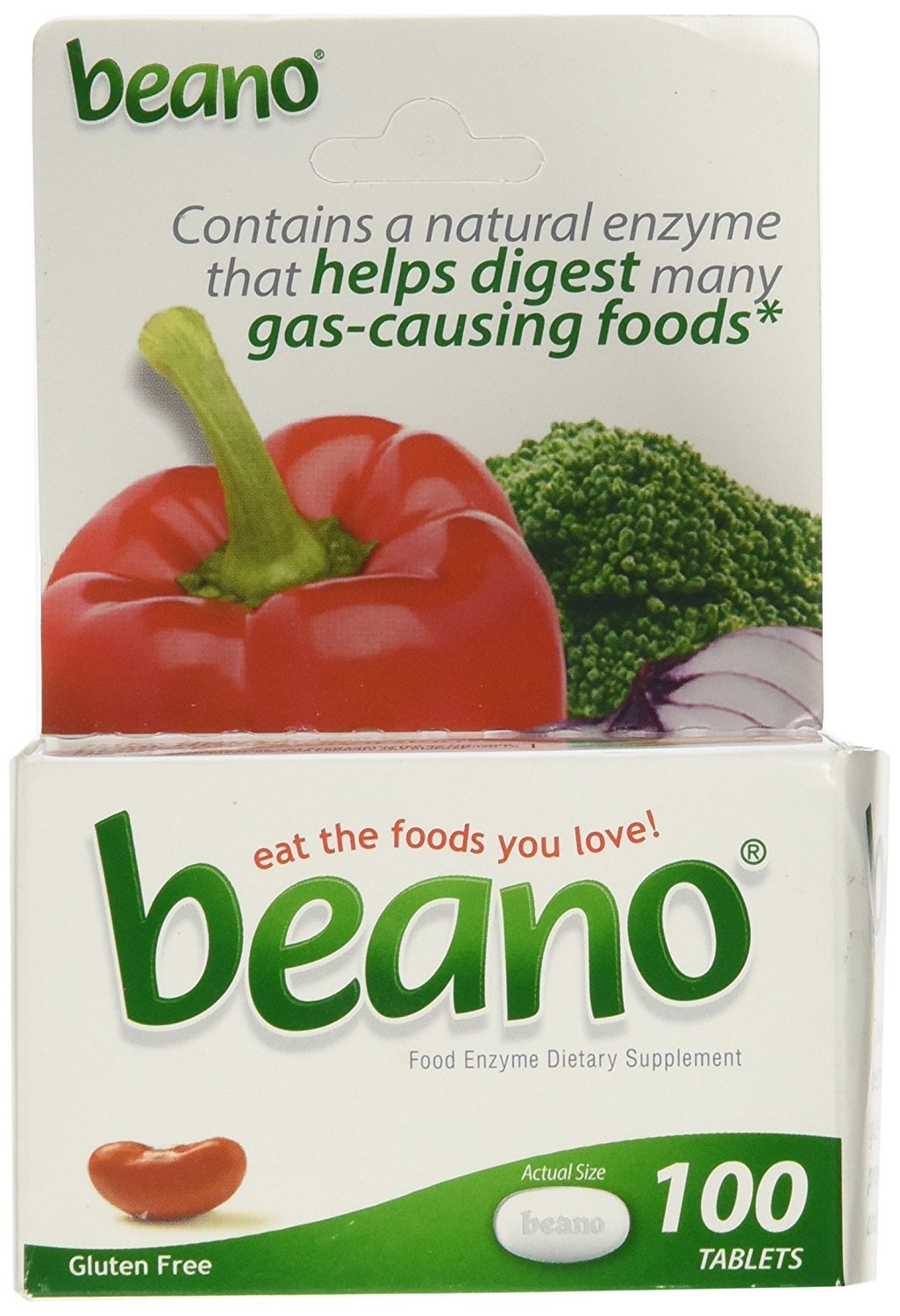 Beano Extra Strength Gas Prevention & Digestion Support Tablets - 100 ct