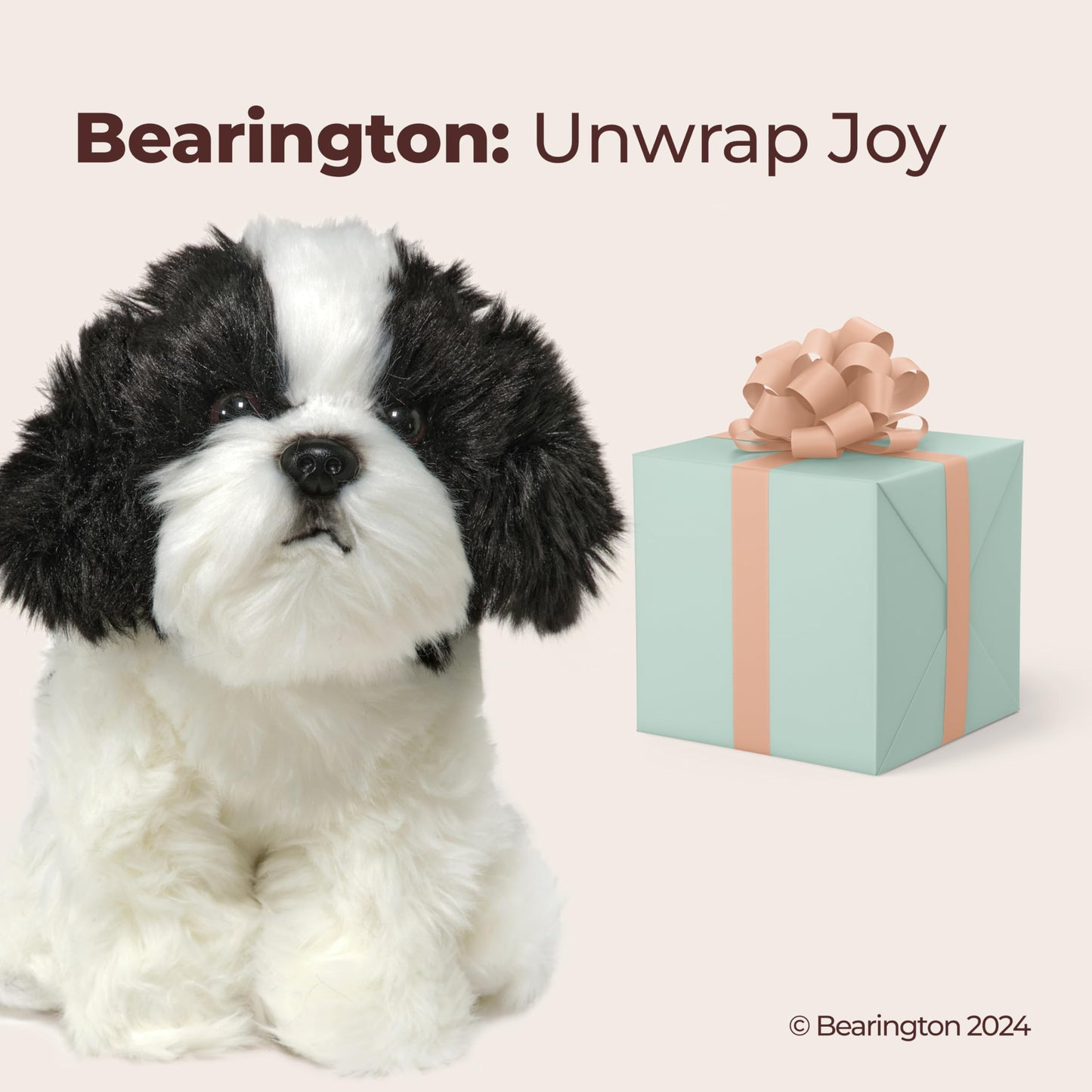 Bearington Collection Butch 11-Inch Shih Tzu Plush – Realistic Stuffed Dog Toy