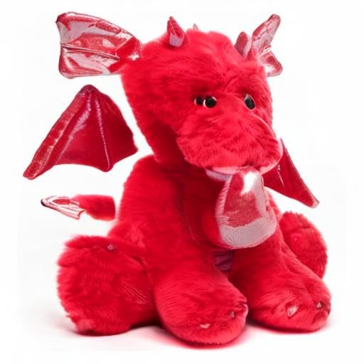Bearington Lazarus The Love Dragon — 11-Inch Valentine Plush Gift for Kids, Boyfriend, or Girlfriend