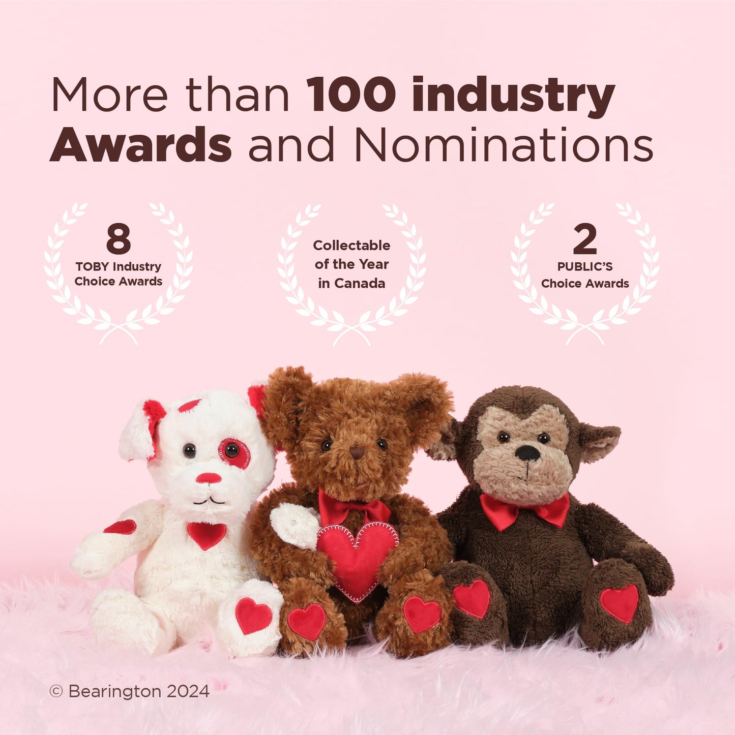 Bearington Lazarus The Love Dragon — 11-Inch Valentine Plush Gift for Kids, Boyfriend, or Girlfriend