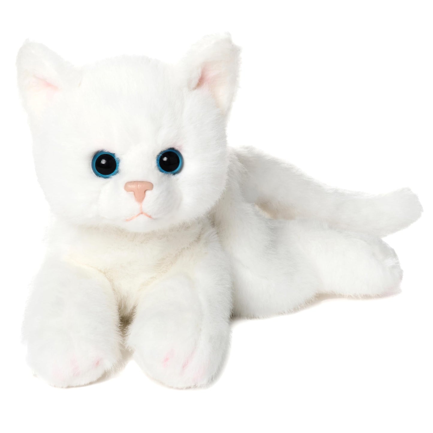 Bearington Lil' Muffin White Cat Plush Toy — 8-Inch Adorable Kitten