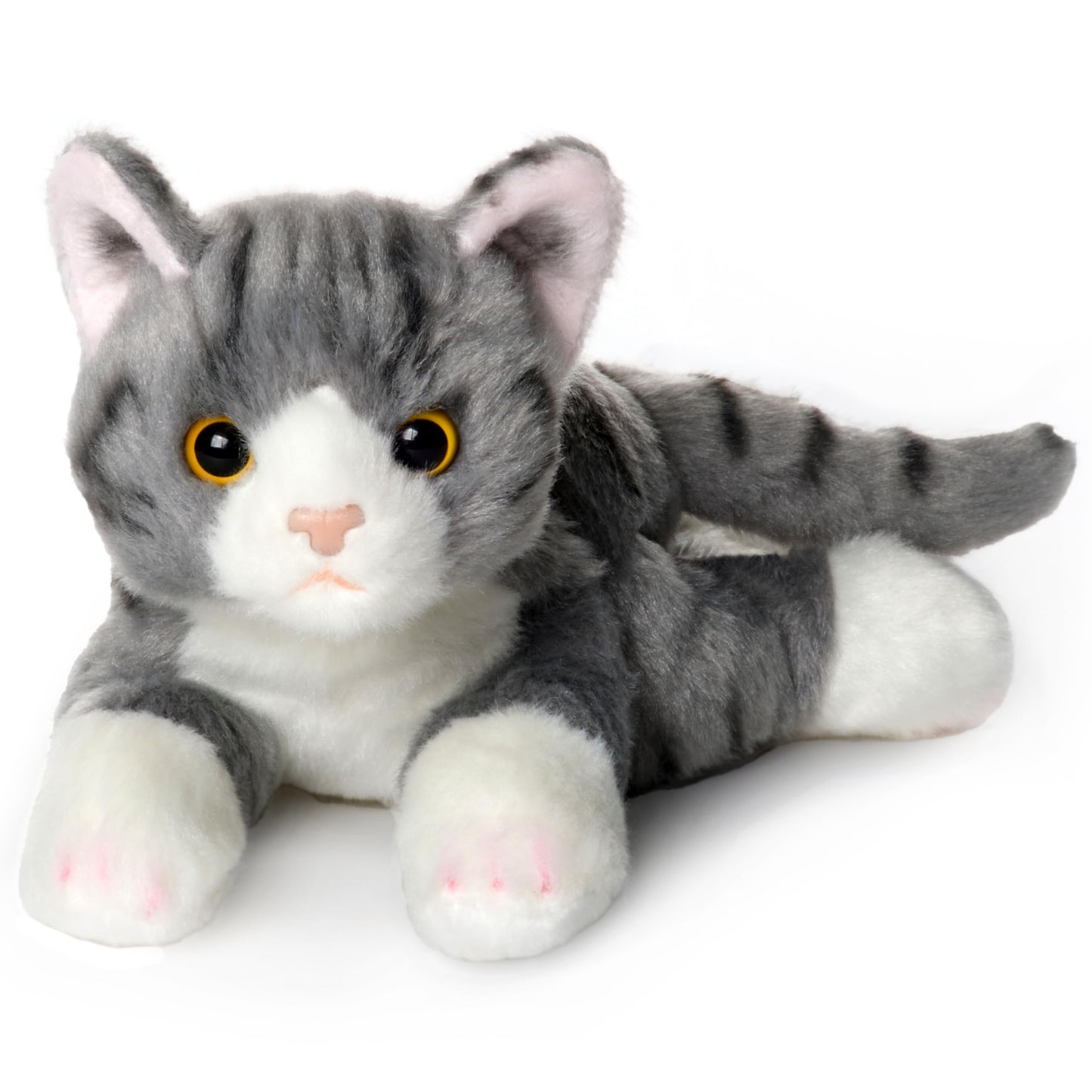 Bearington Lil' Socks Cat Stuffed Animal – 8-Inch Realistic Plush Cat Toy by Bearington Collection