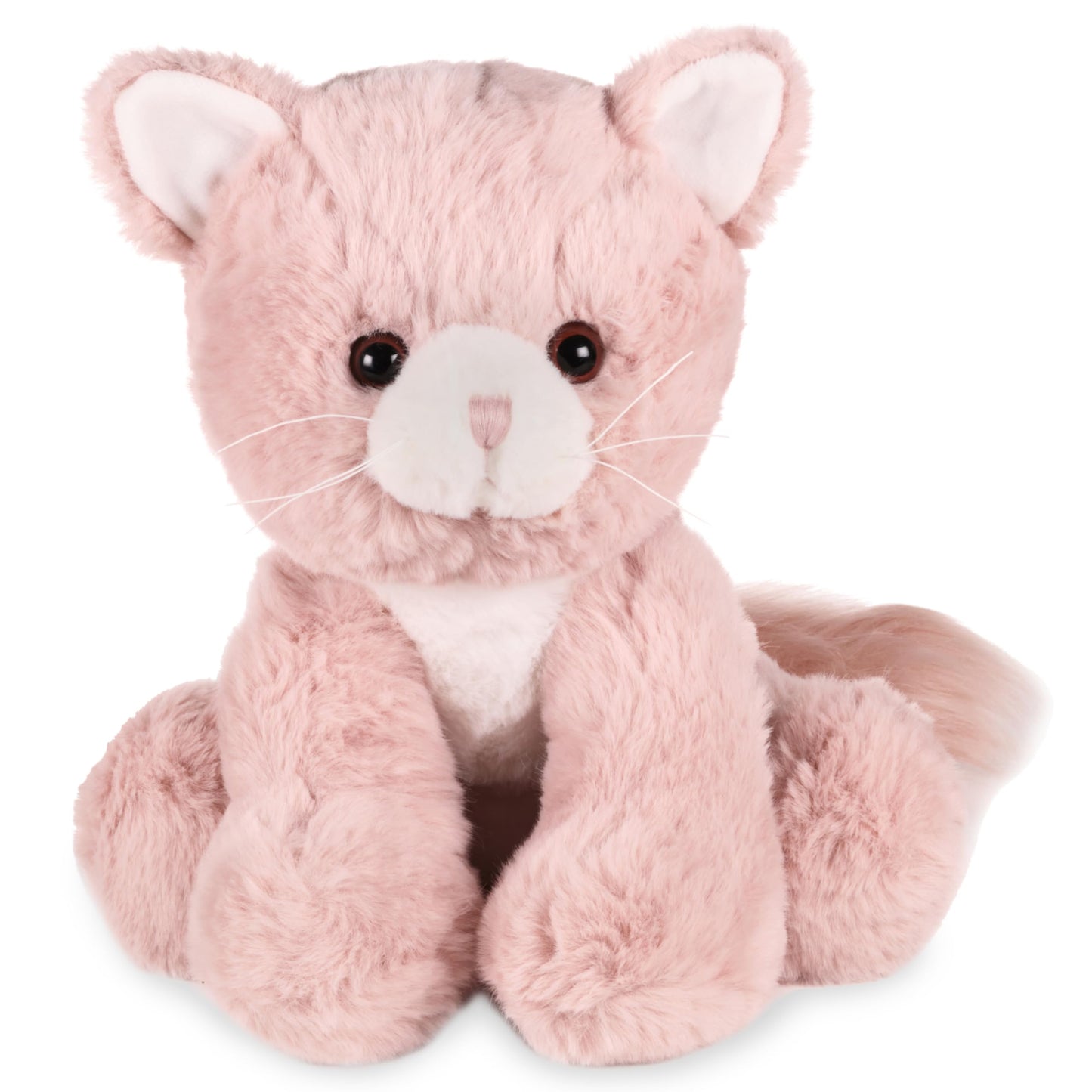 Bearington Mew Mew Pink Kitty Plush – 10.5-Inch Soft Cat Toy for Kids and Cat Lovers