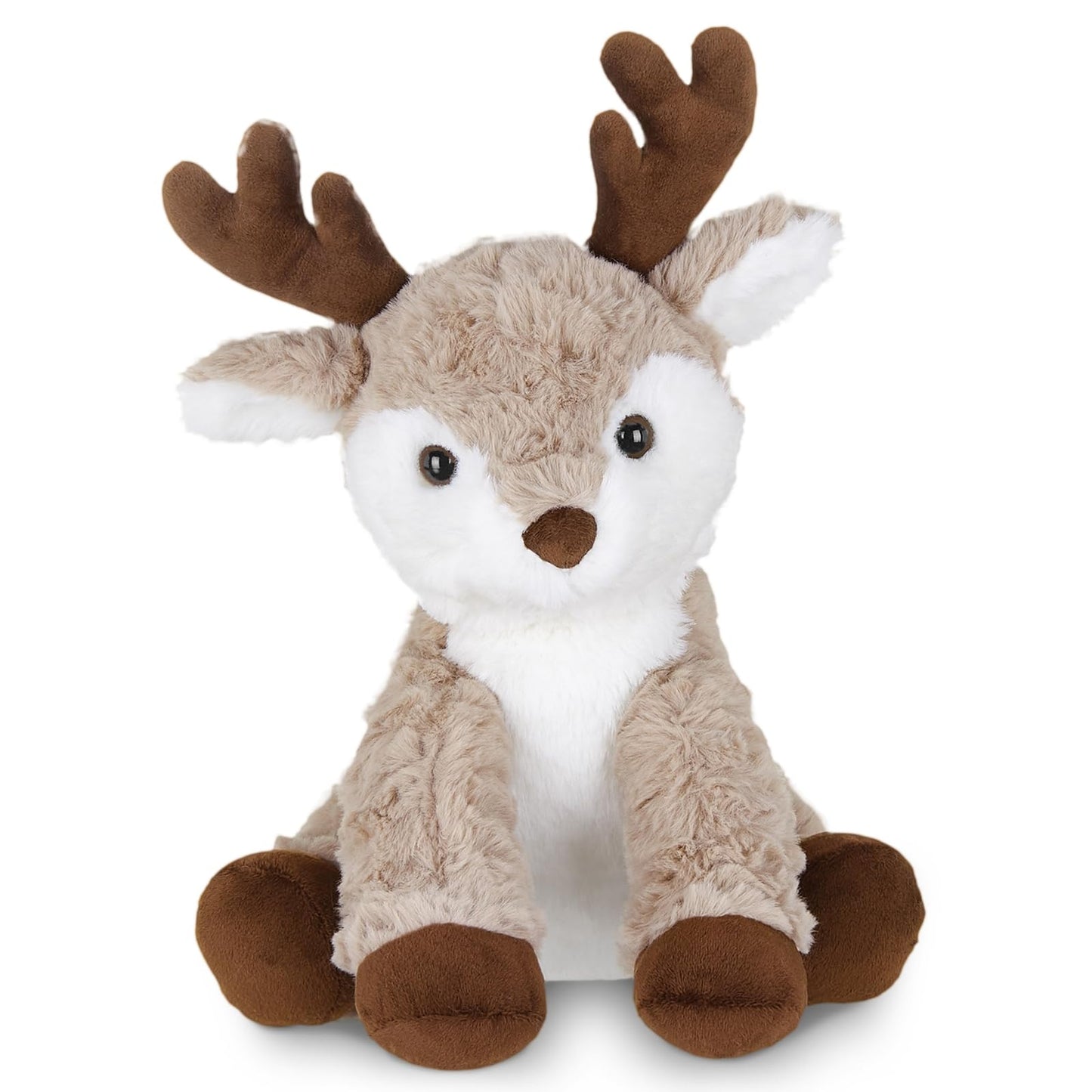 Bearington Reiny Christmas Reindeer Plush — 11.5-Inch Soft, Huggable Toy | Bearington Collection