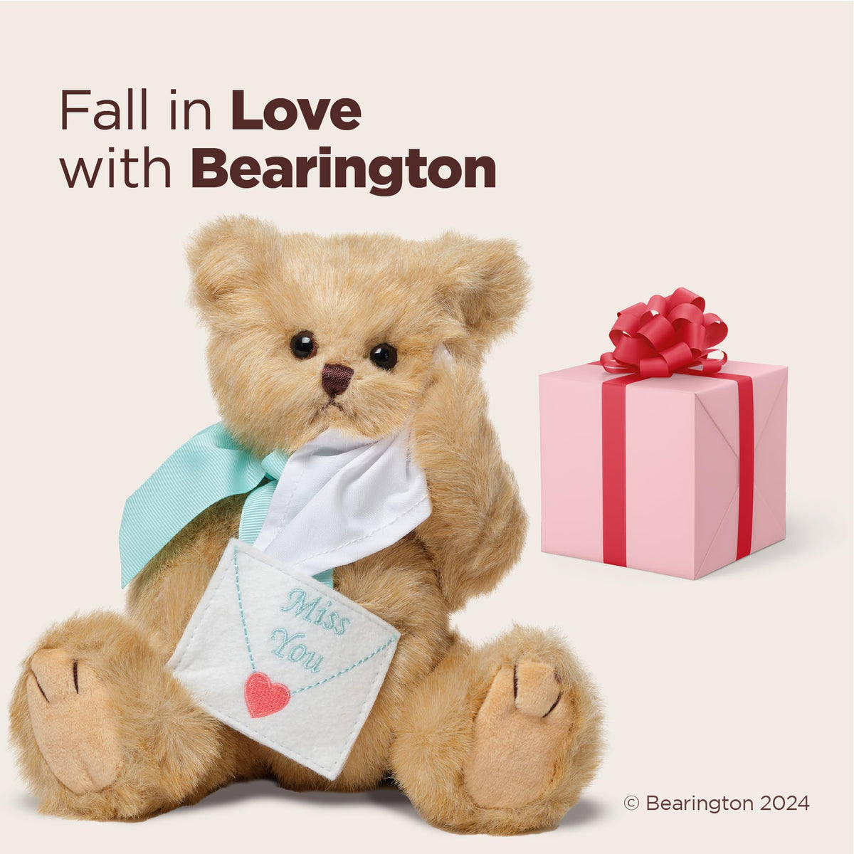 Bearington Remington Teddy Bear Beary Blue Without You - 10 Inch Plush Gift