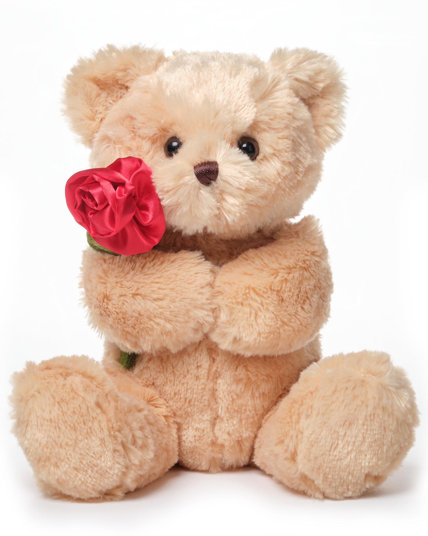 Bearington Remington Teddy Bear - 9.5-Inch Soft & Cuddly Valentine's Day Plush Gift