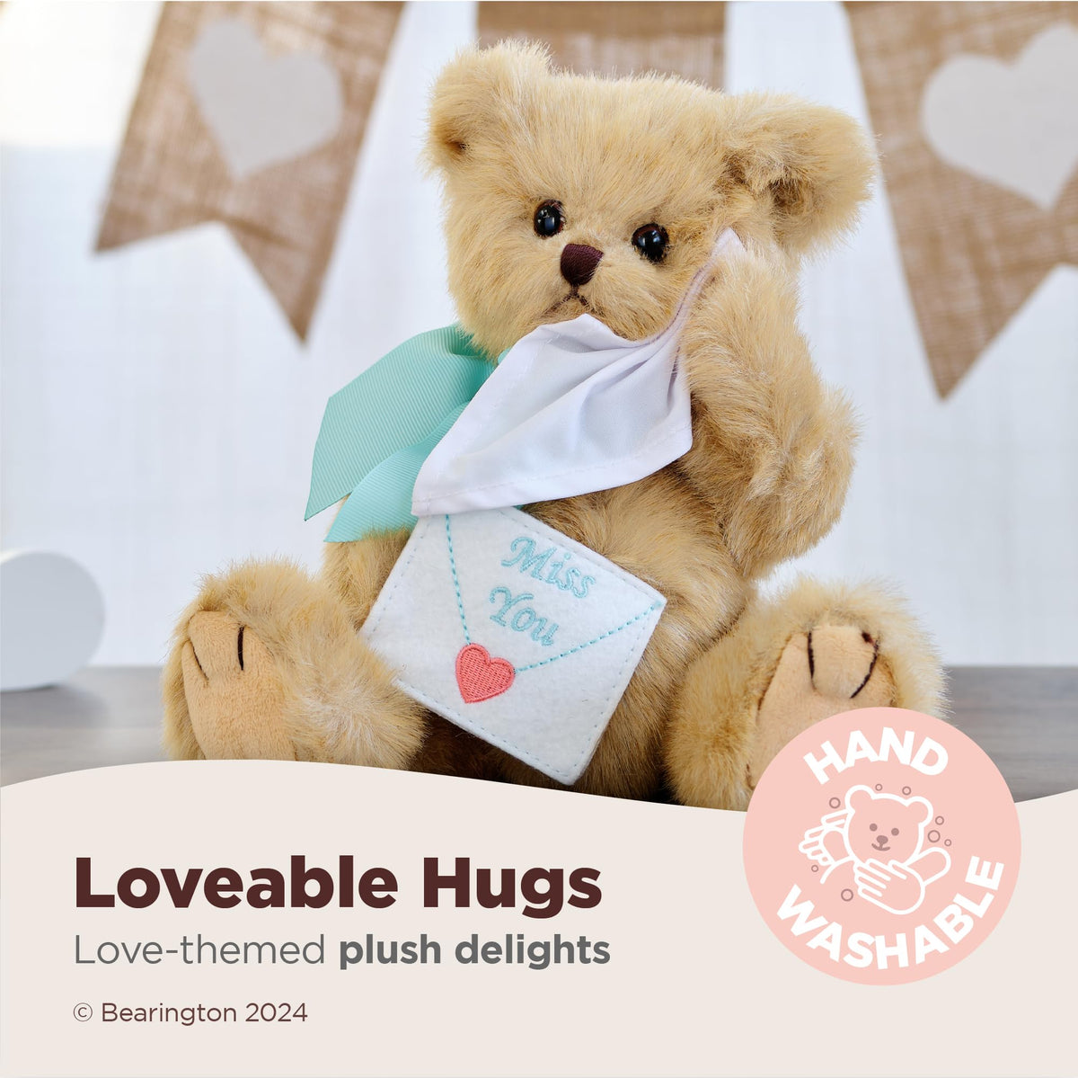 Bearington Remington Teddy Bear Beary Blue Without You - 10 Inch Plush Gift