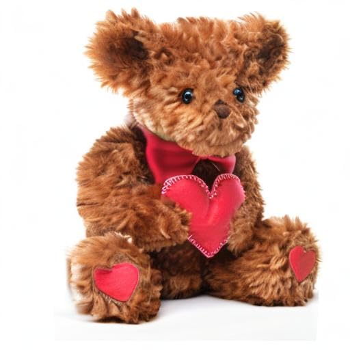 Bearington Remington Teddy Bear I Love You More – 6-Inch Plush Valentines Gift