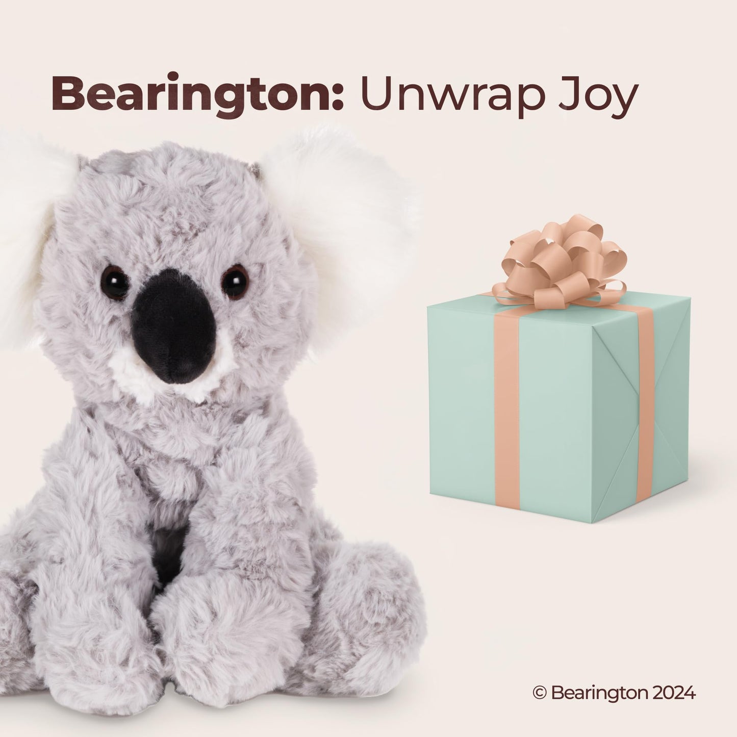 Bearington Sydney Plush Koala – 10.5-Inch Soft Stuffed Animal