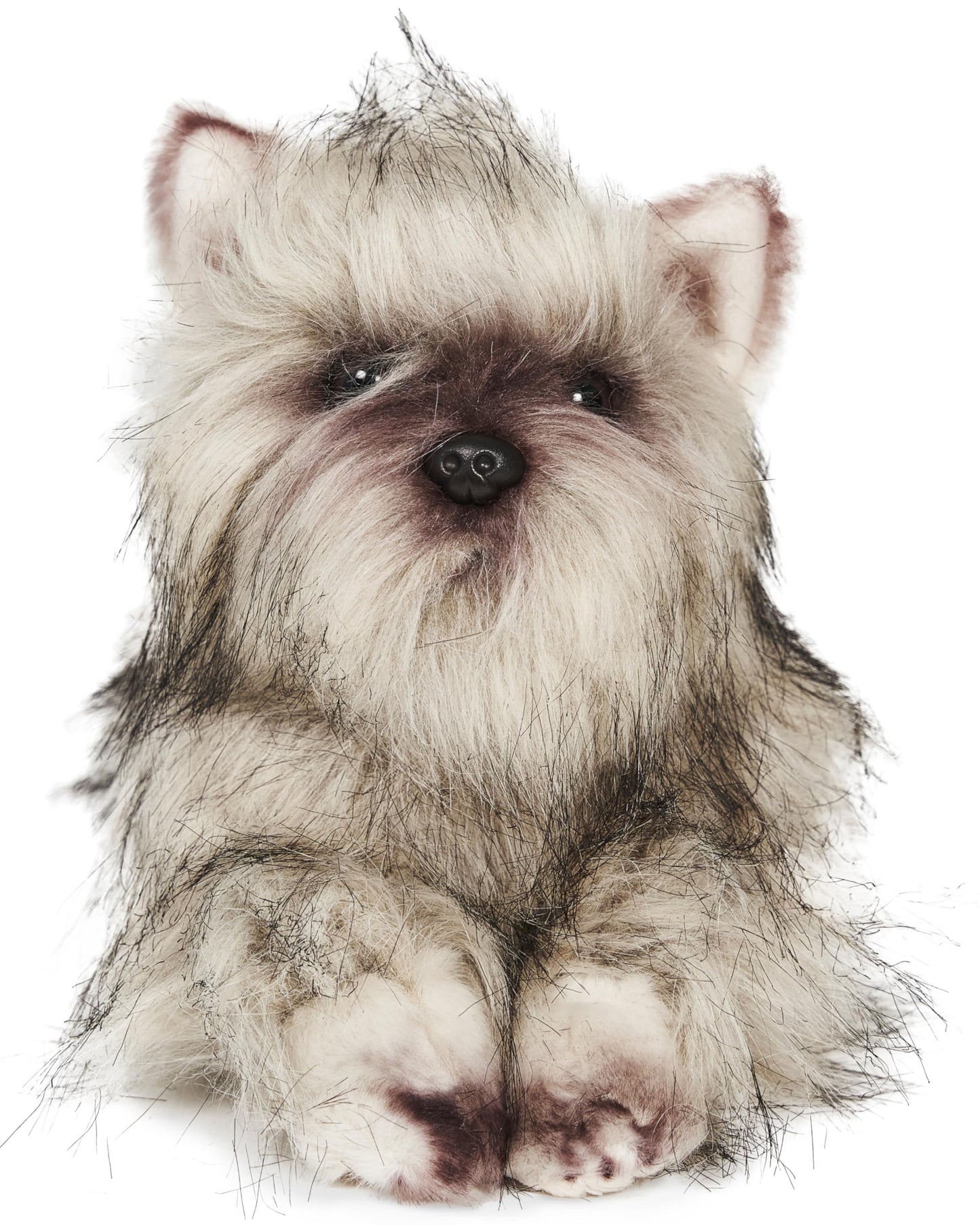 Bearington Terri Cairn Terrier Plush - 13-Inch Realistic Stuffed Dog with Soft Fur