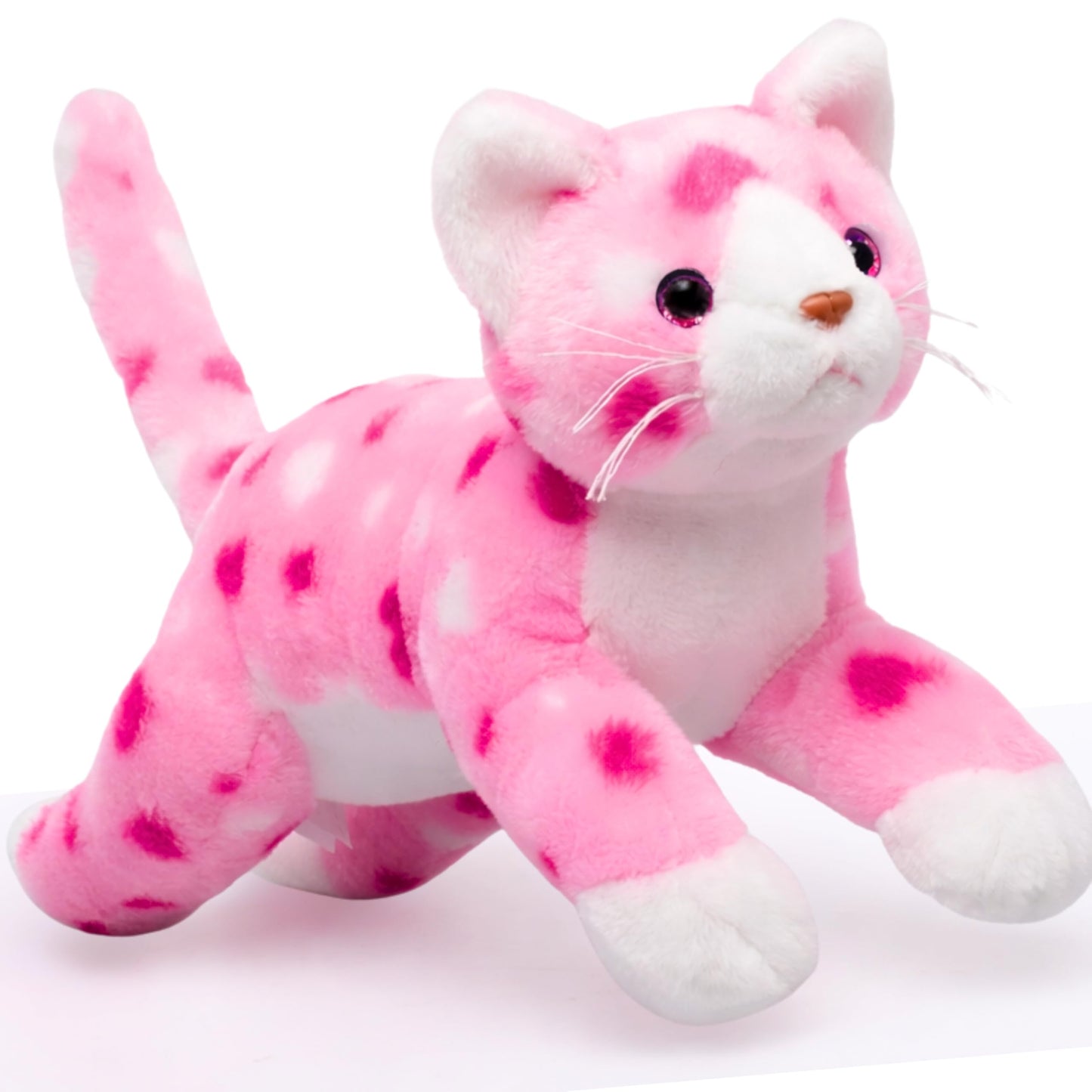 Bearington Valentine Kitty Pink Heart Plush – 9-Inch Soft Cat Toy Gift
