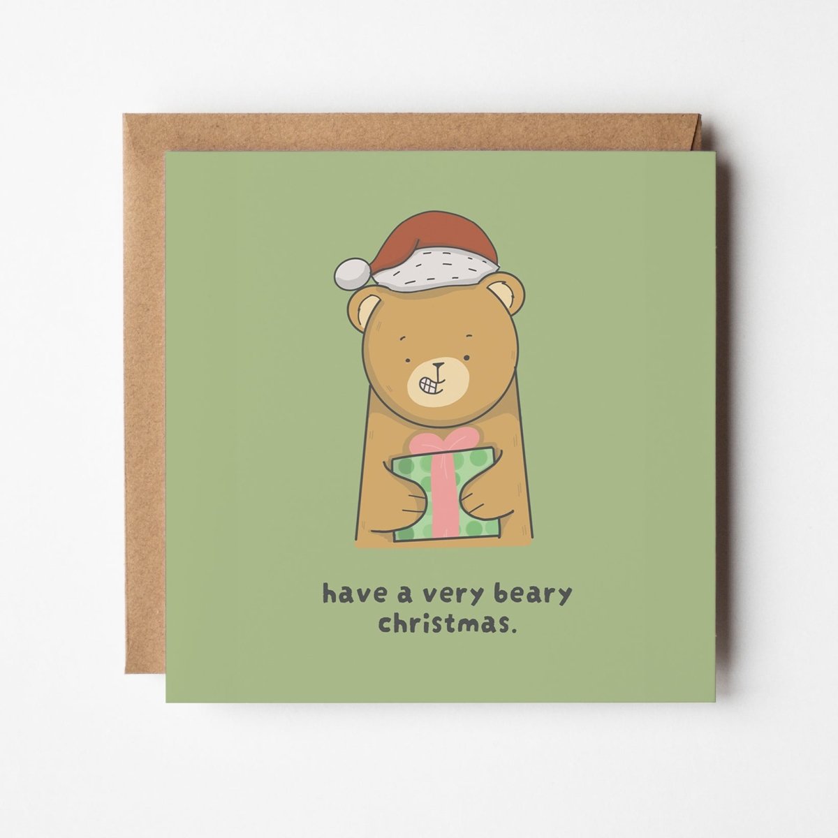 Have A Merry Beary Christmas Greeting Card