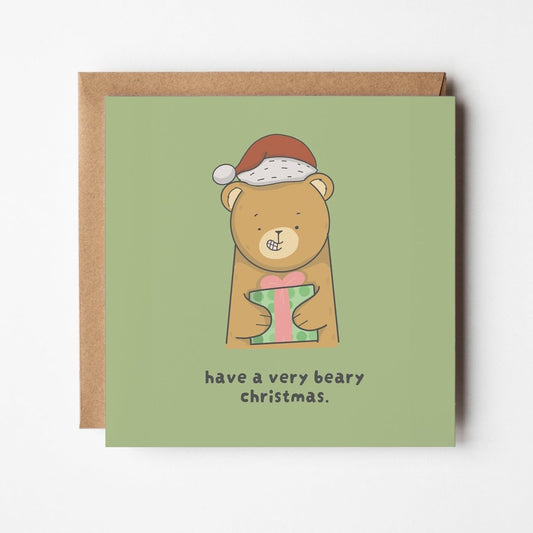 Have A Merry Beary Christmas Greeting Card