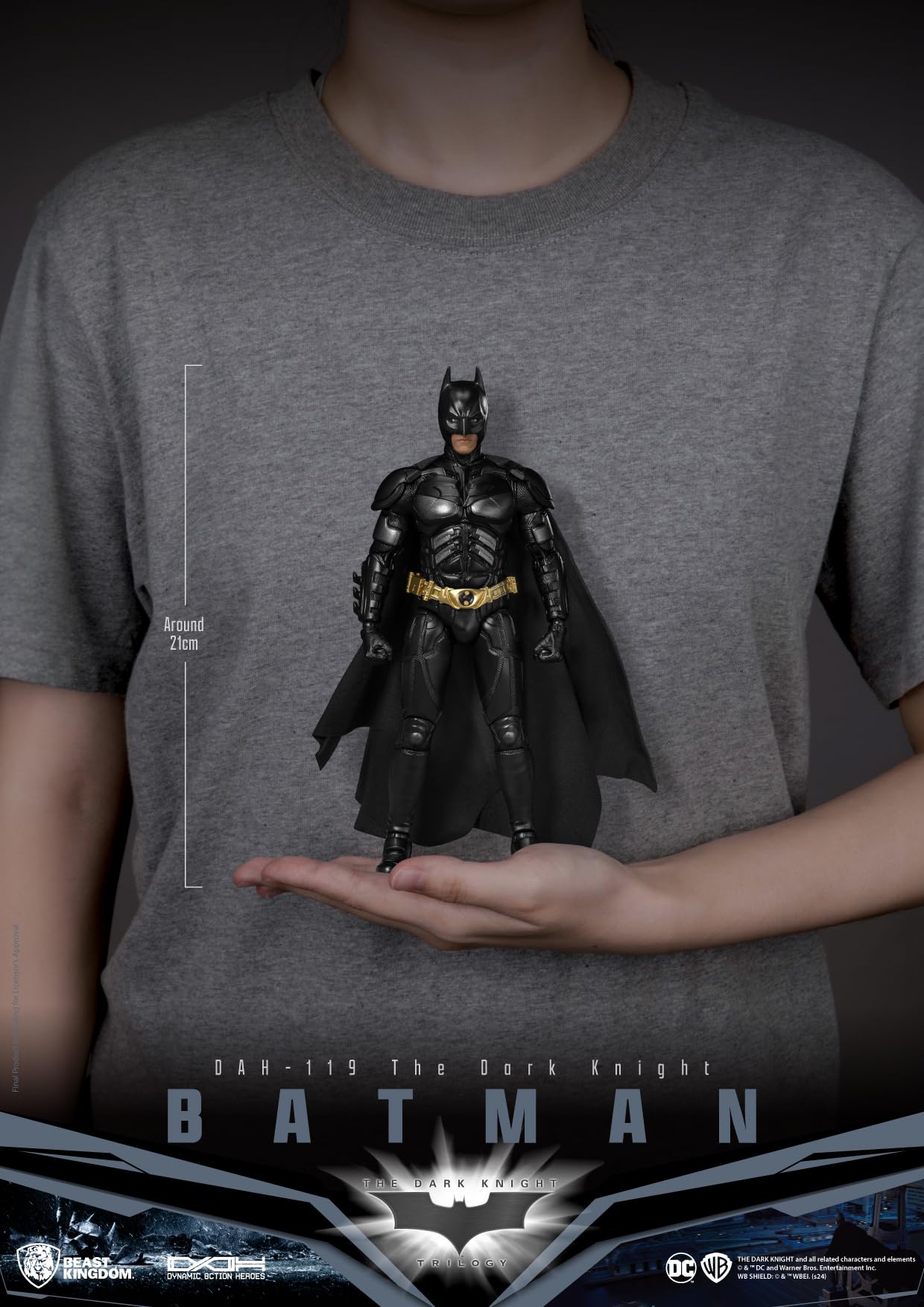 Beast Kingdom DAH-119 Batman (The Dark Knight) Dynamic 8ction Figure