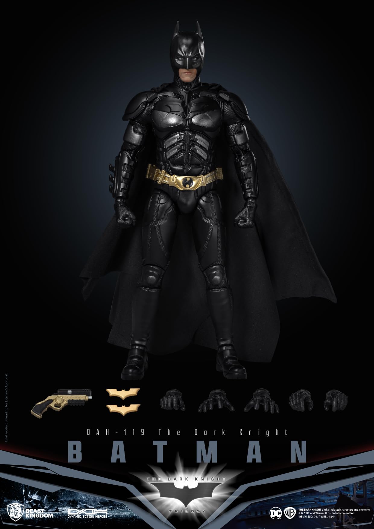Beast Kingdom DAH-119 Batman (The Dark Knight) Dynamic 8ction Figure