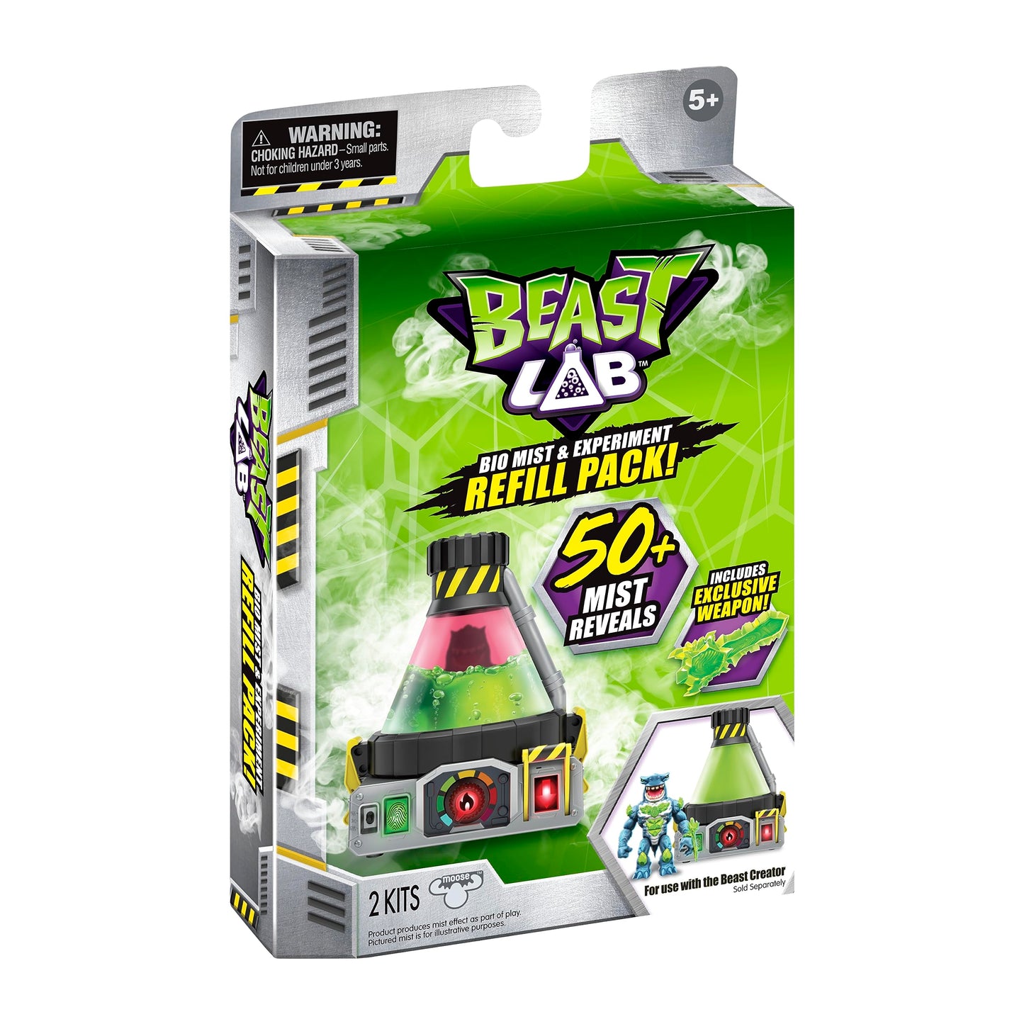 Beast Lab Bio Mist & Experiment Refill Pack – 50+ Reveals, 2 Experiments, Exclusive Weapon
