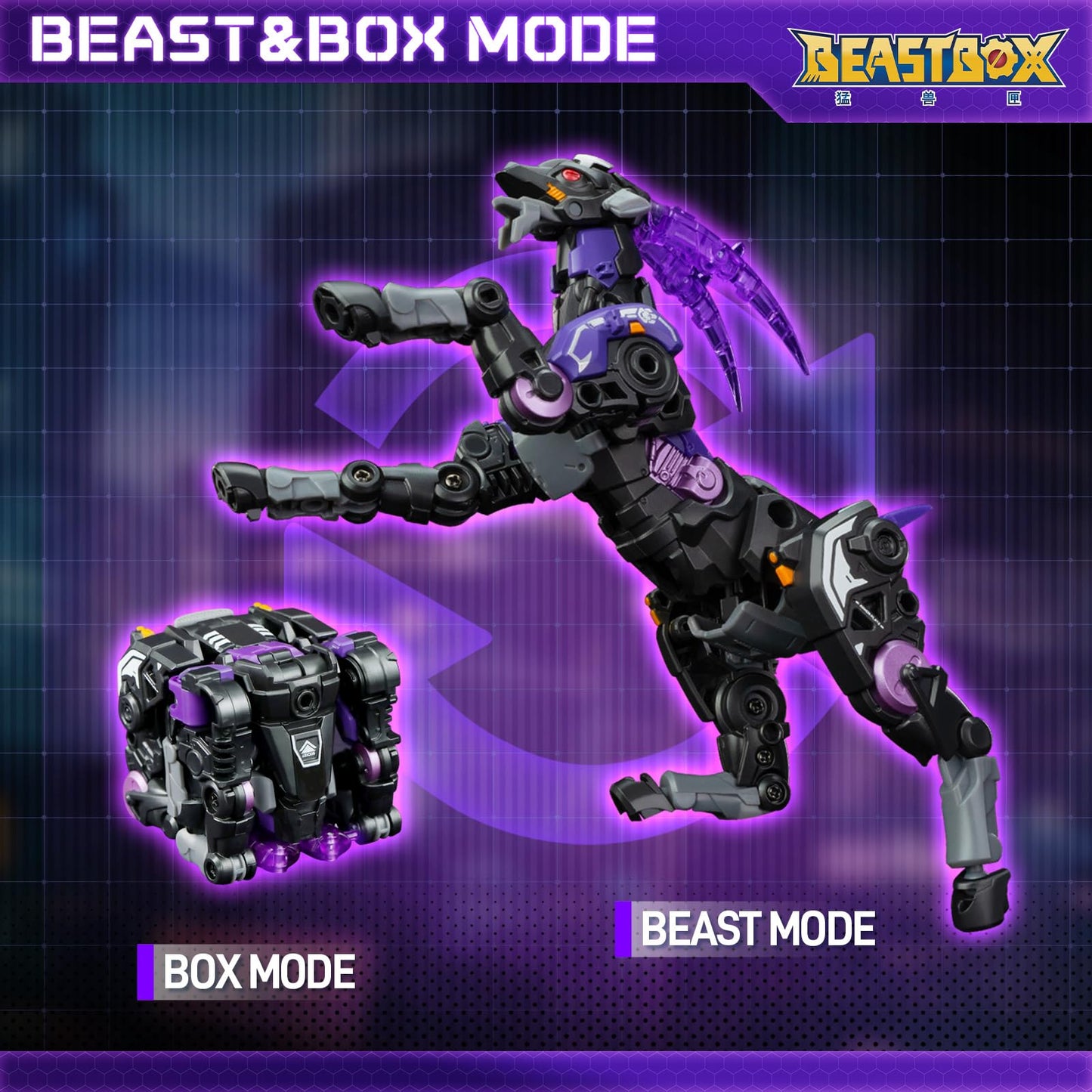 BEASTBOX BB-72 Dimmuborgir – Dual-Shape Transforming Figure: Mecha & Cube by BEASTBOX
