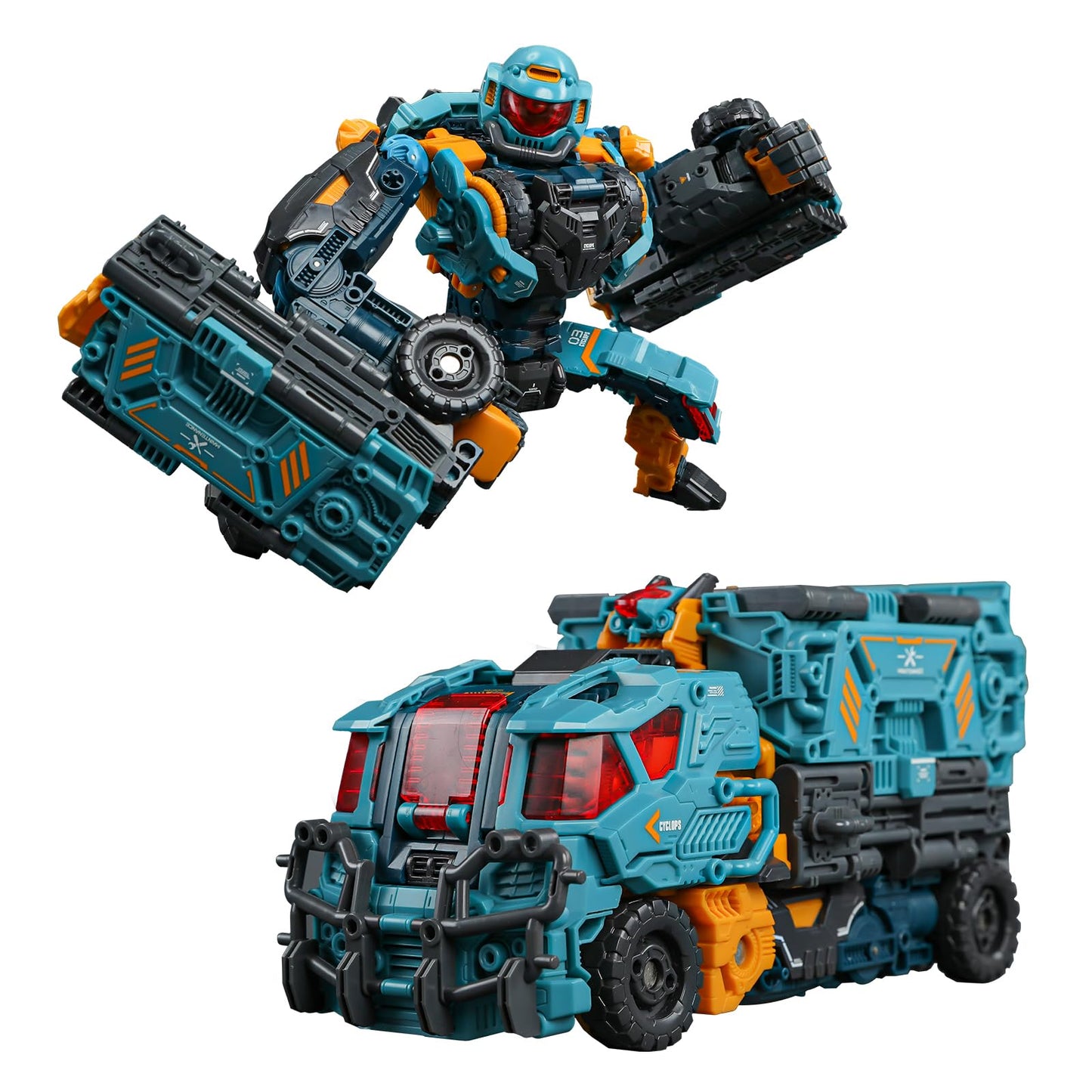 BEASTBOX 52TOYS BEASTDRIVE BD-13 Cyclops: Dual-Mode Deformation Figure