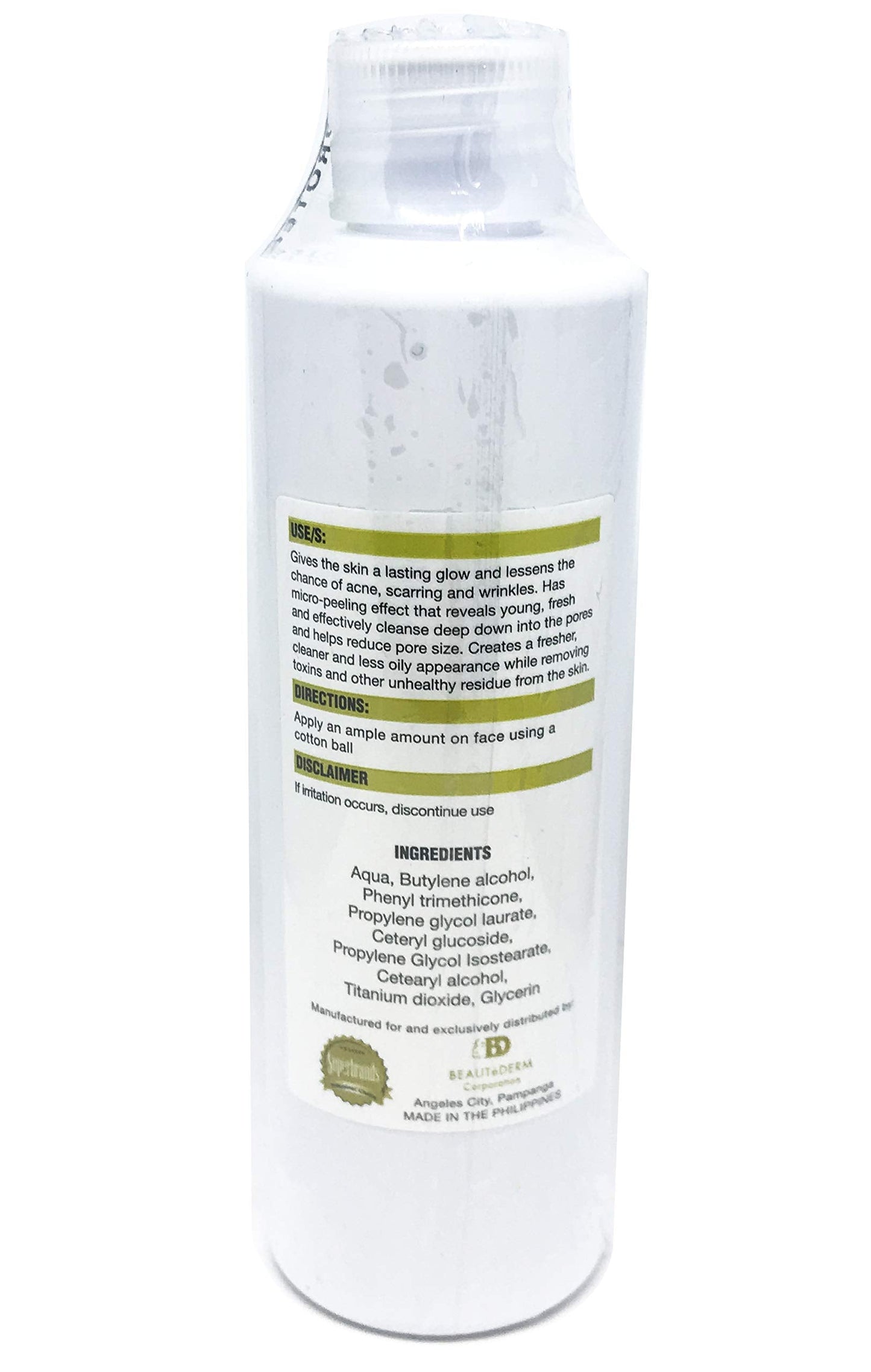 Beautederm Day and Night Toner 120 ml | Micro-Peel & Pore Refinement