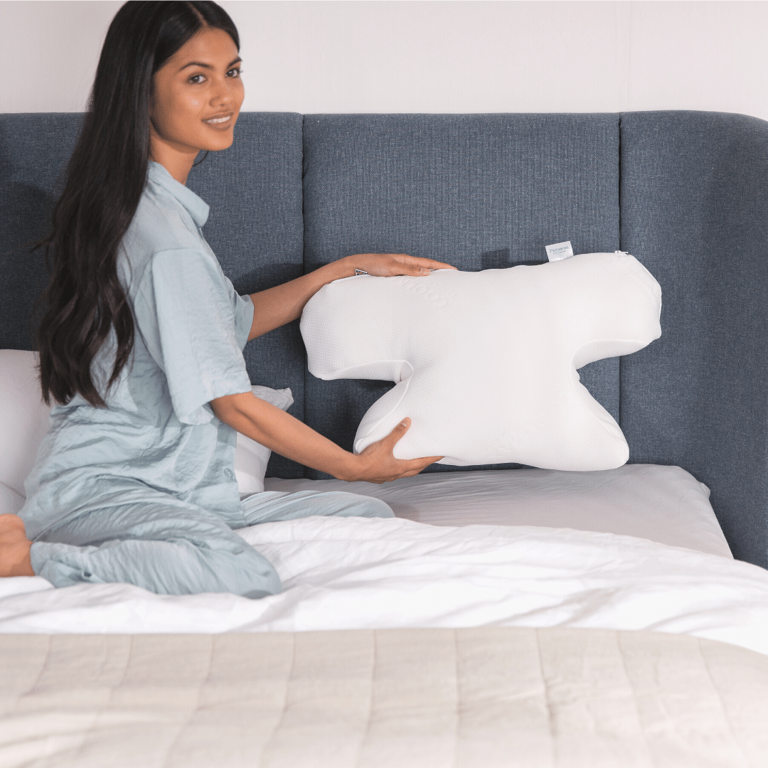 Anti Wrinkle Beauty Pillow – Side Sleeper Pillow with Face Cut-Out