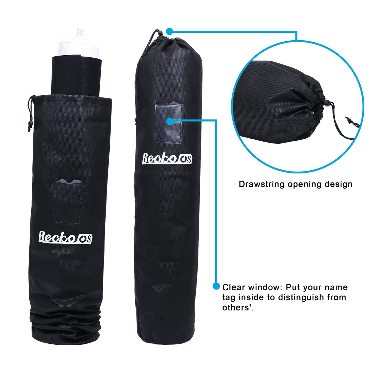 Becko US Puzzle Mat Roll-Up with Drawstring Storage Bag – Portable, Up to 1500-Piece Jigsaw Puzzle Solution