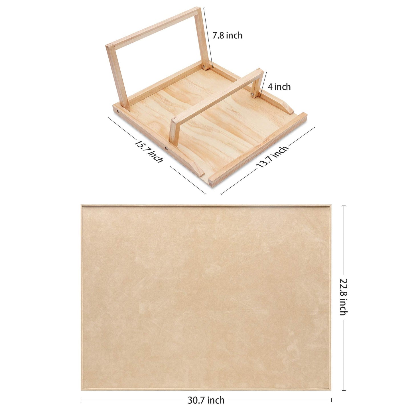 Becko US 1000-Pc Jigsaw Puzzle Board with Bracket/Stand – Portable Table, 2 Angle Adjustments