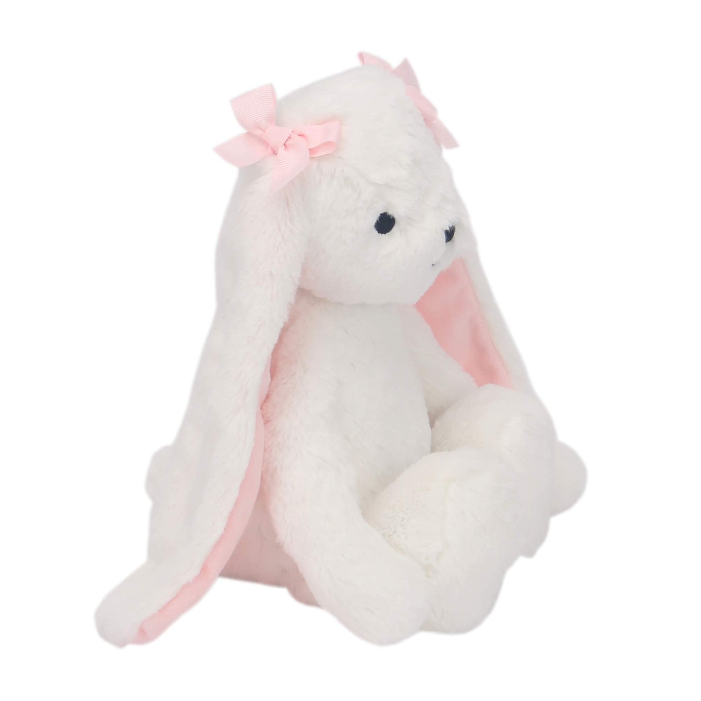 Bedtime Originals Blossom Snowflake Plush Bunny – 13-Inch Soft Stuffed Animal