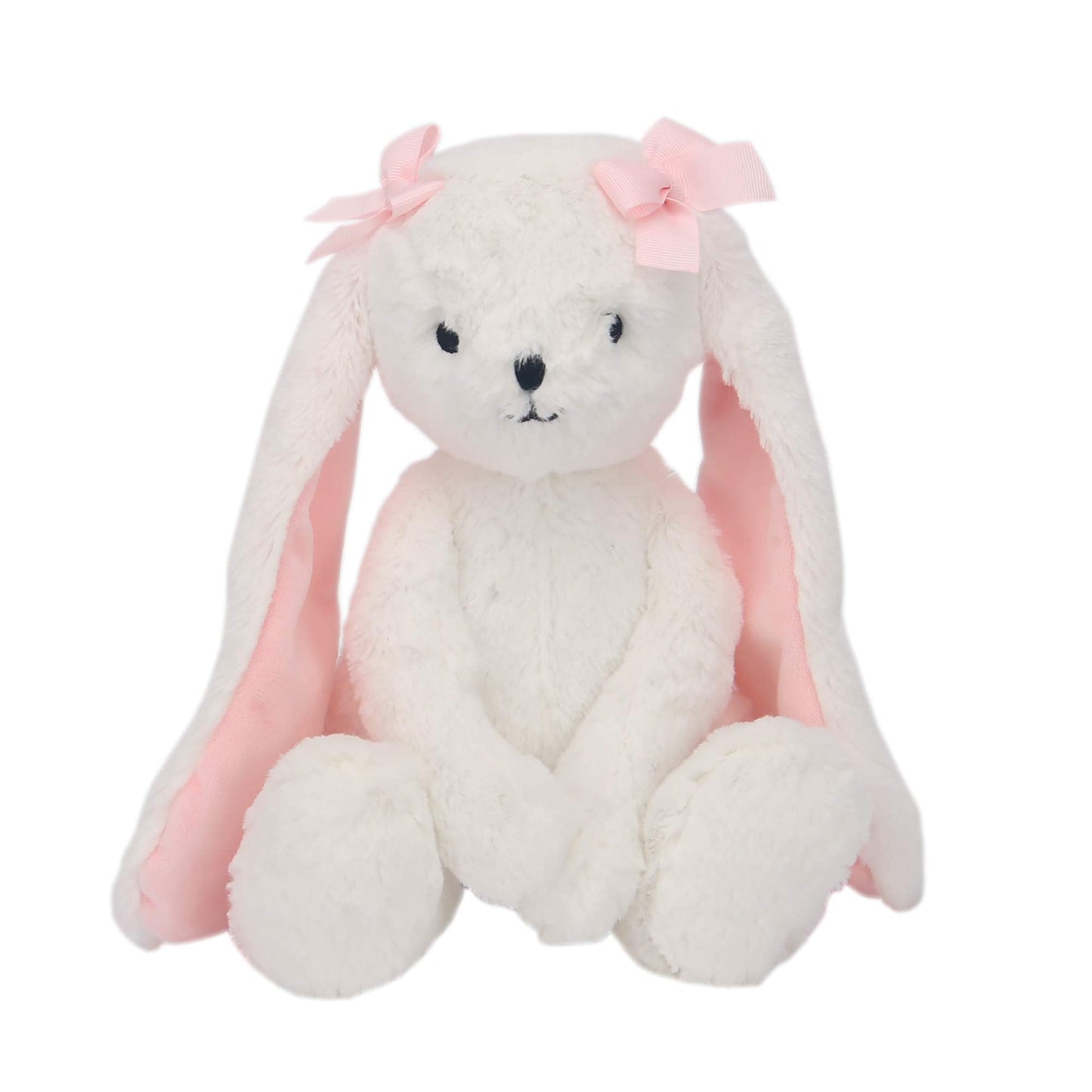 Bedtime Originals Blossom Snowflake Plush Bunny – 13-Inch Soft Stuffed Animal
