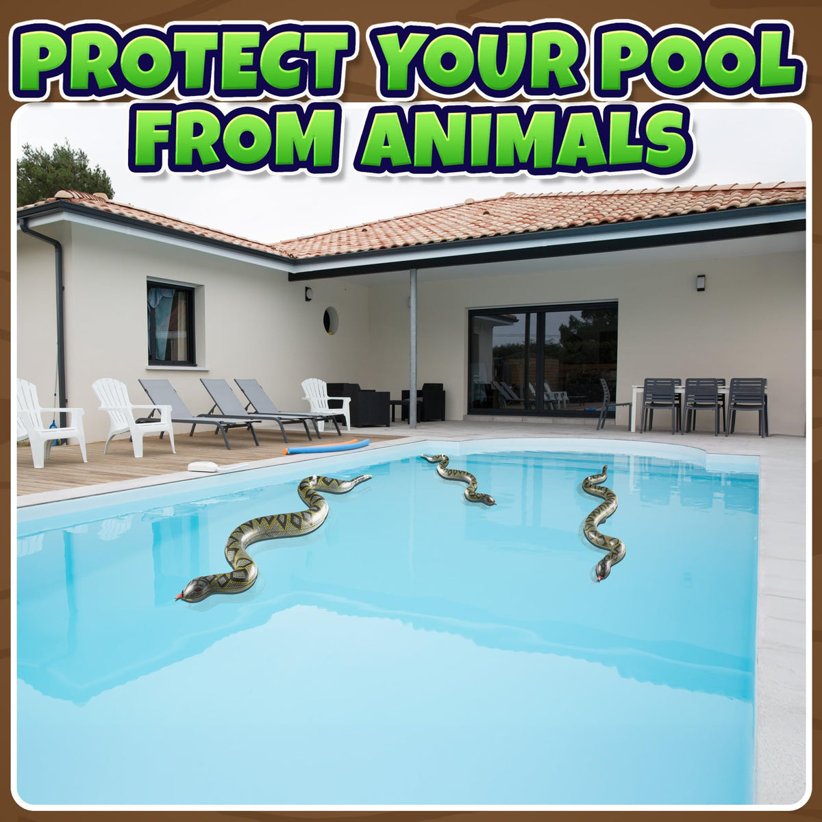 Bedwina Inflatable Snakes (3 Pack) – 39-Inch Jungle & Party Decor