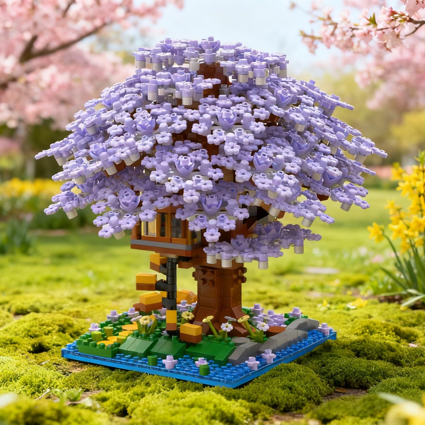 Beego 2 Bonsai Tree Cherry Blossom Building Toy – 2201 PCS