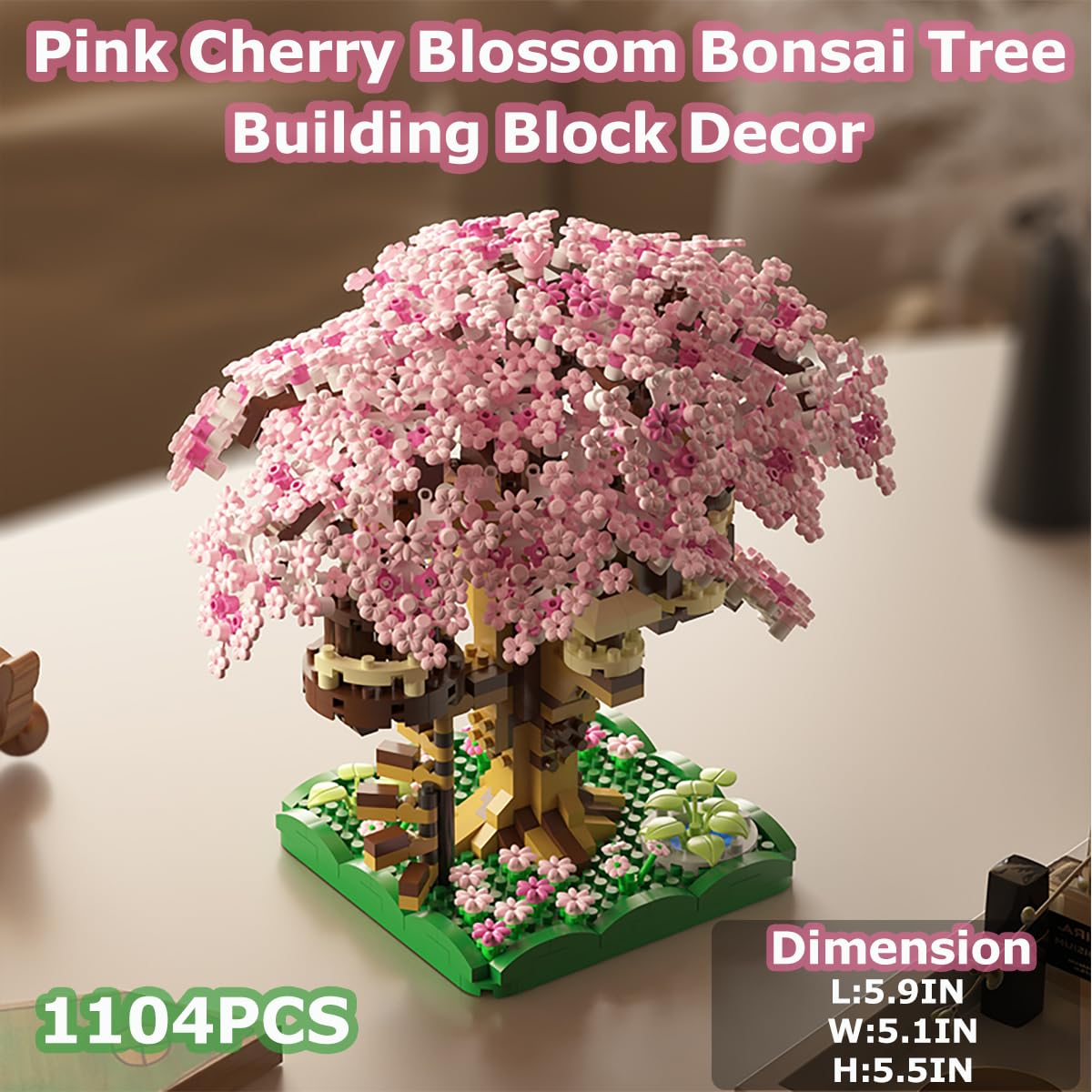 Beego 2 Bonsai Tree Cherry Blossom Building Toy – 2201 PCS