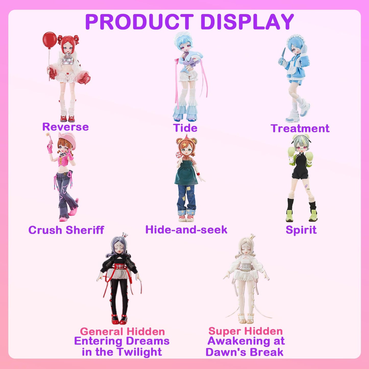 BEEMAI Eve-Lynna Dream Paradise Series Blind Box Figure – 1/12 Collectible Gift