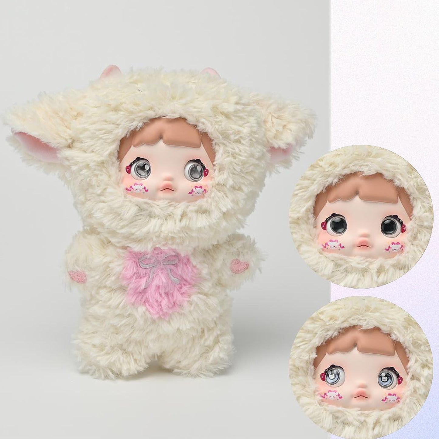 BEEMAI Nommi Loveliness Never Ends Series: Plush Blind Box Collectible Figures