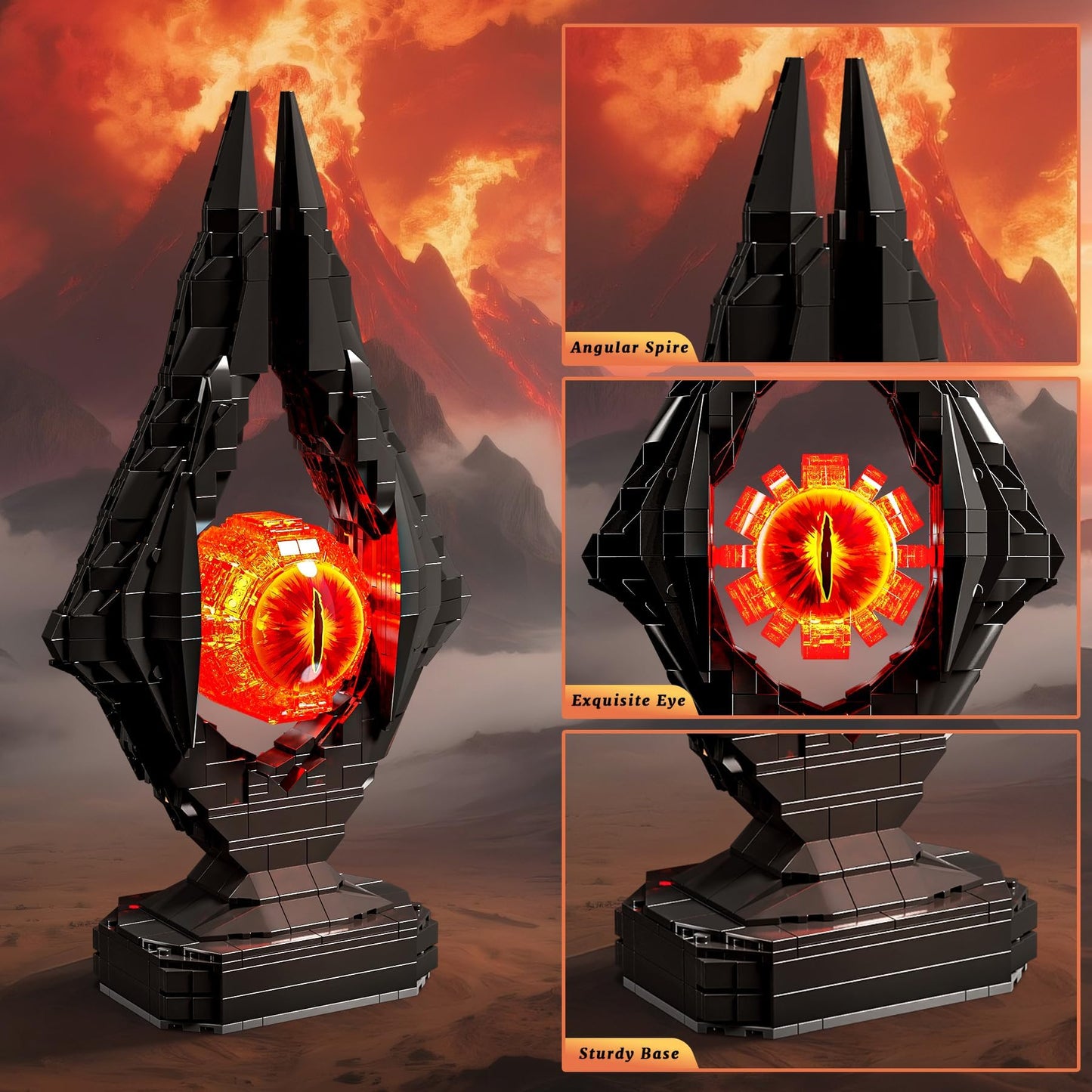 BeepZipp Movie-Themed Building Toys Set | 925-Piece Eye Tower Collectible