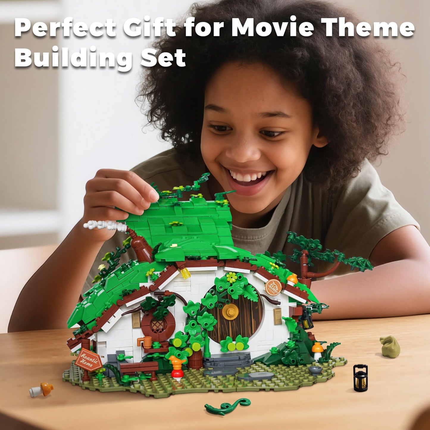 BeepZipp Movie Theme Building Set for Adults – 1088 Pieces, Openable Panels & Doors