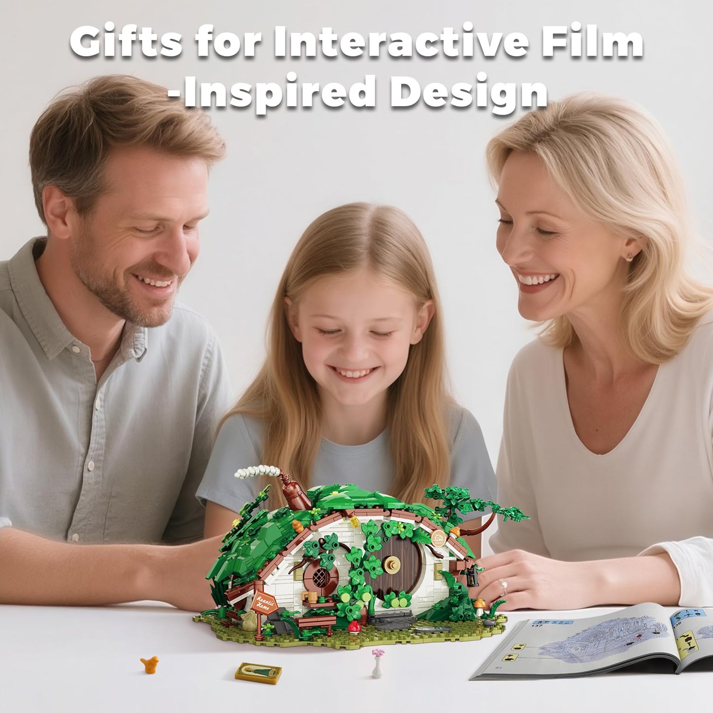 BeepZipp Movie Theme Building Set for Adults – 1088 Pieces, Openable Panels & Doors