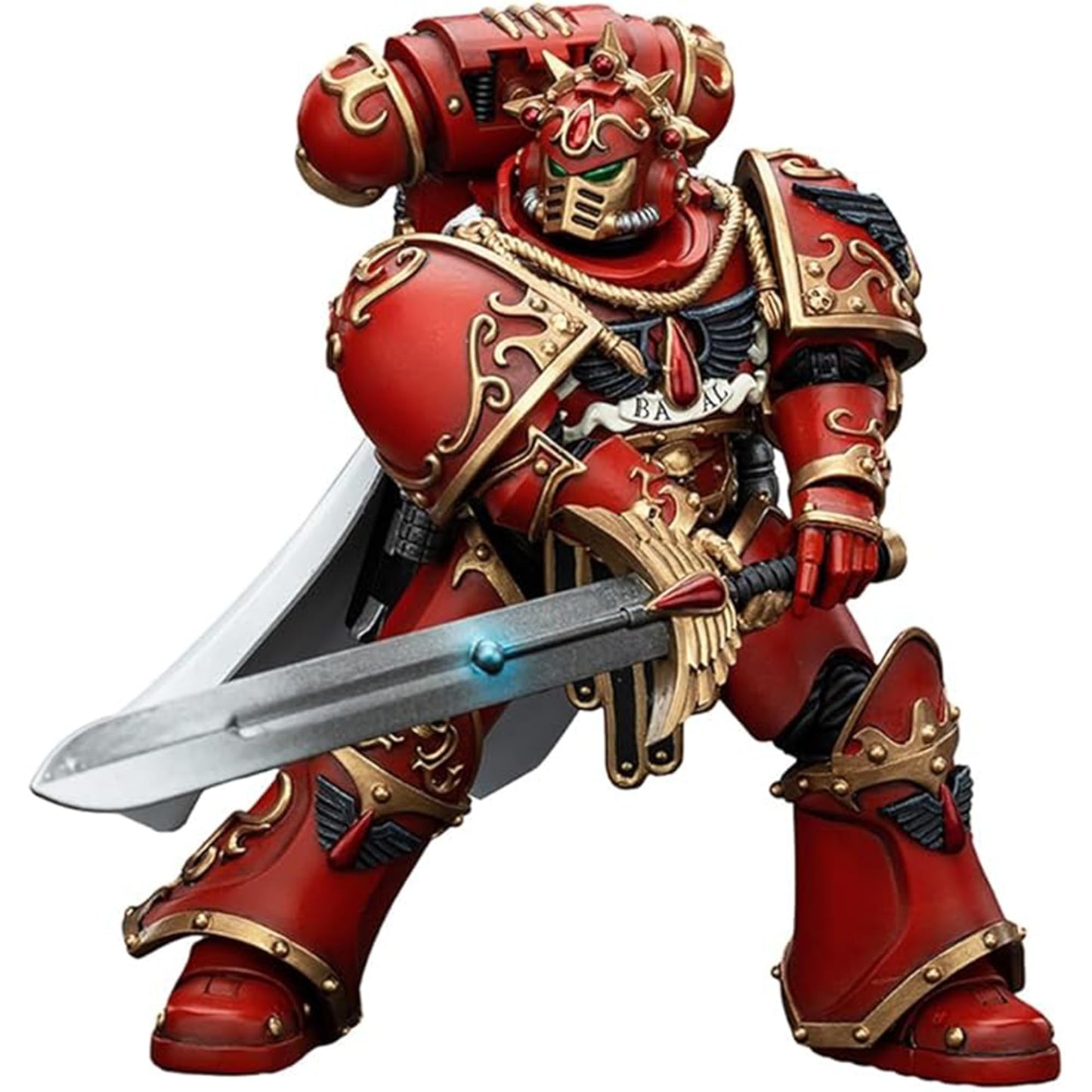 BEERISE JOYTOY 1/18 Warhammer Blood Angels Praetor with Paragon Blade – 6-inch Collectible Figure