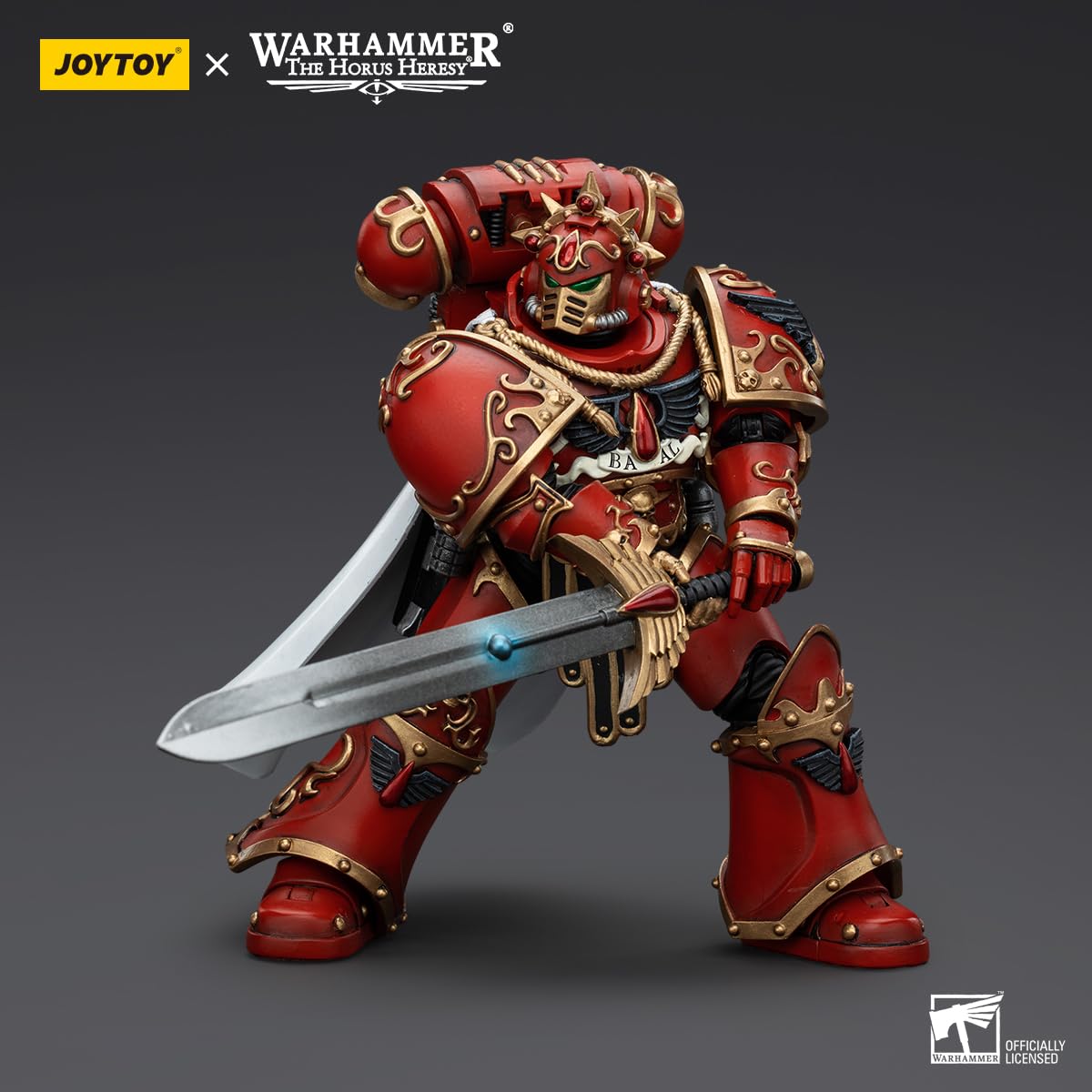 BEERISE JOYTOY 1/18 Warhammer Blood Angels Praetor with Paragon Blade – 6-inch Collectible Figure