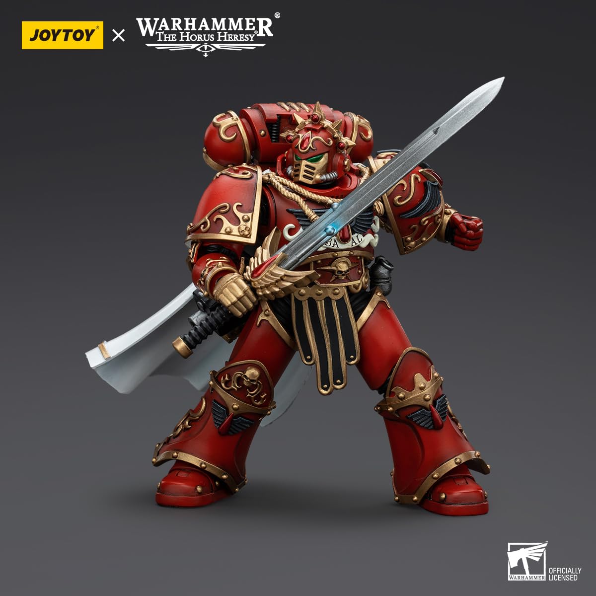 BEERISE JOYTOY 1/18 Warhammer Blood Angels Praetor with Paragon Blade – 6-inch Collectible Figure
