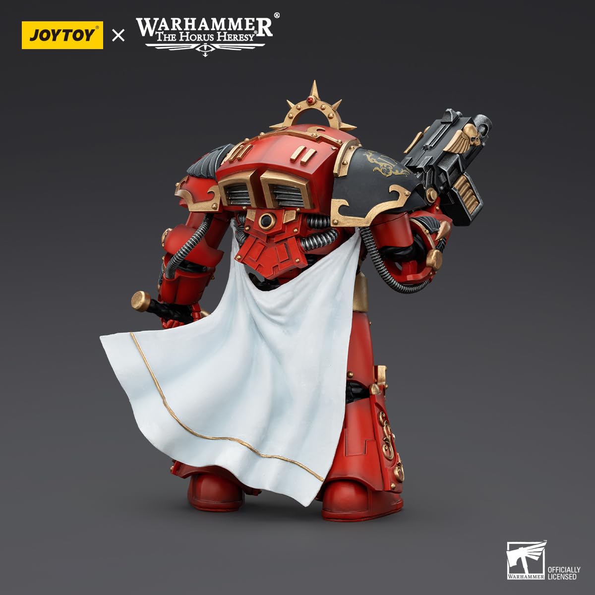 BEERISE JOYTOY 1/18 Warhammer Blood Angels Praetor in Tartaros Armour – 6-Inch Collectible Figure