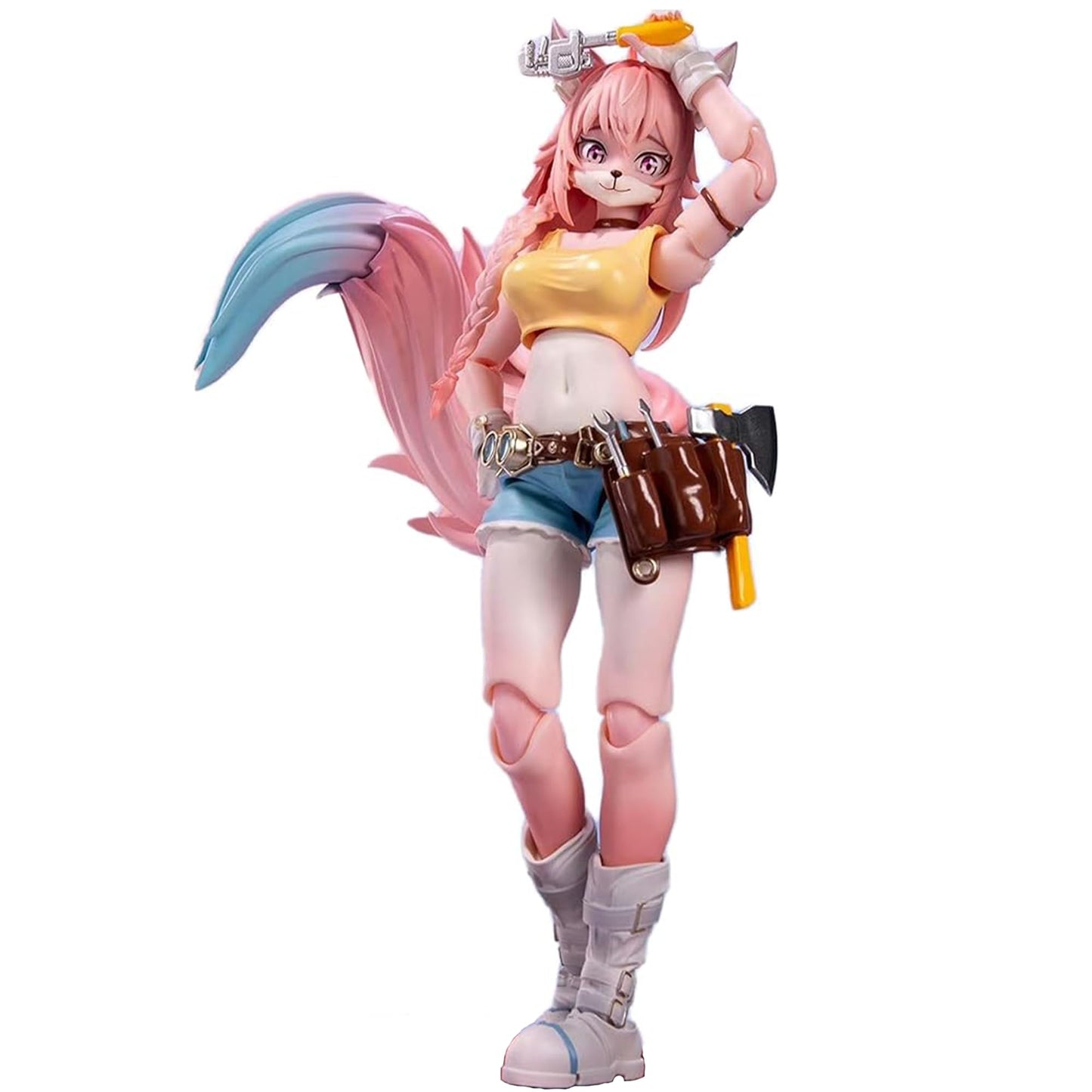 BEERISE LADOTOYS 1/12 Action Figure – Mender Liya Alopex Pink Limited Edition, 6-inch Poseable Collectible (Ages 15+)