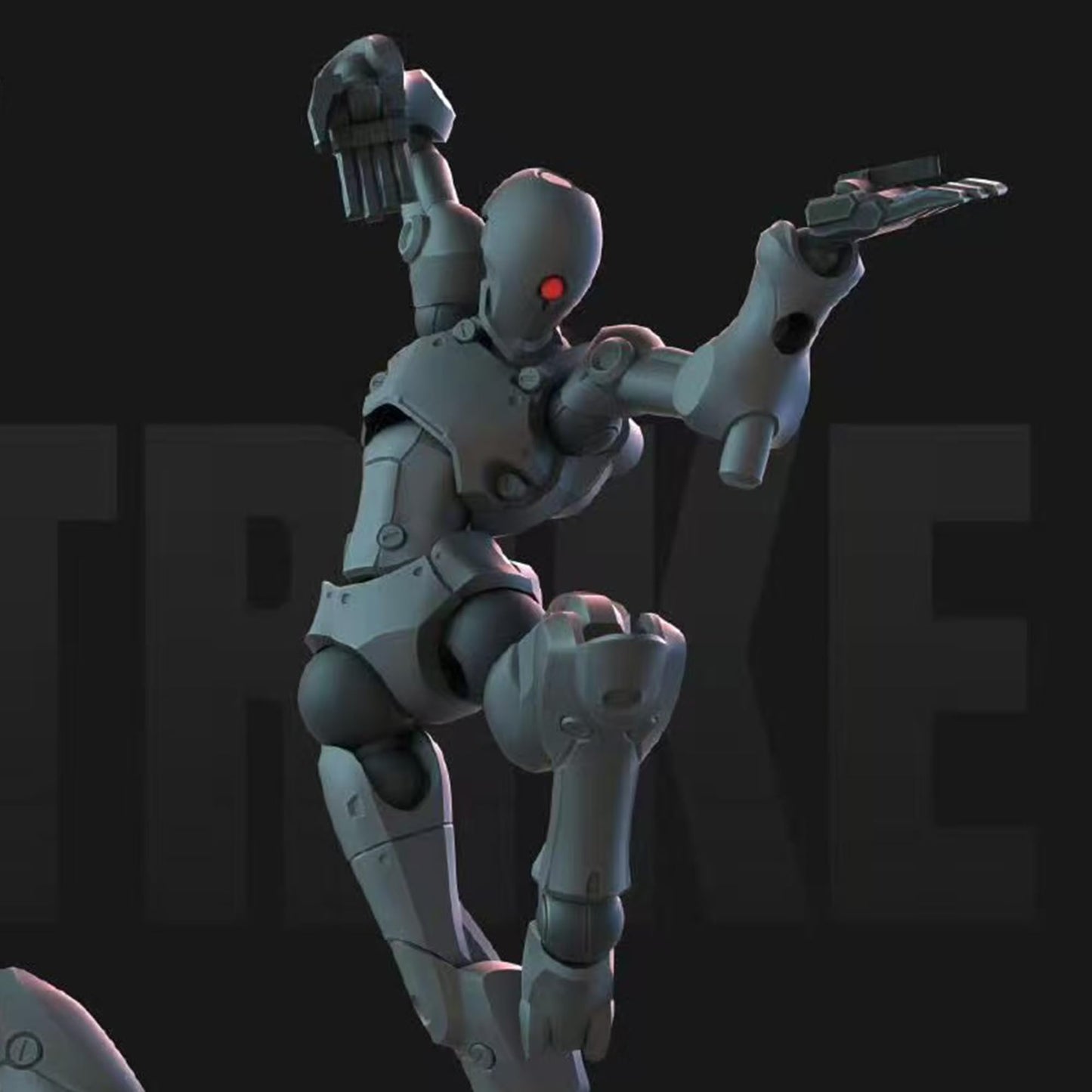 BEERISE Sheik Mainland 1/18-3MIN-A: Strong Attack Grey – 2PCS Model Kit