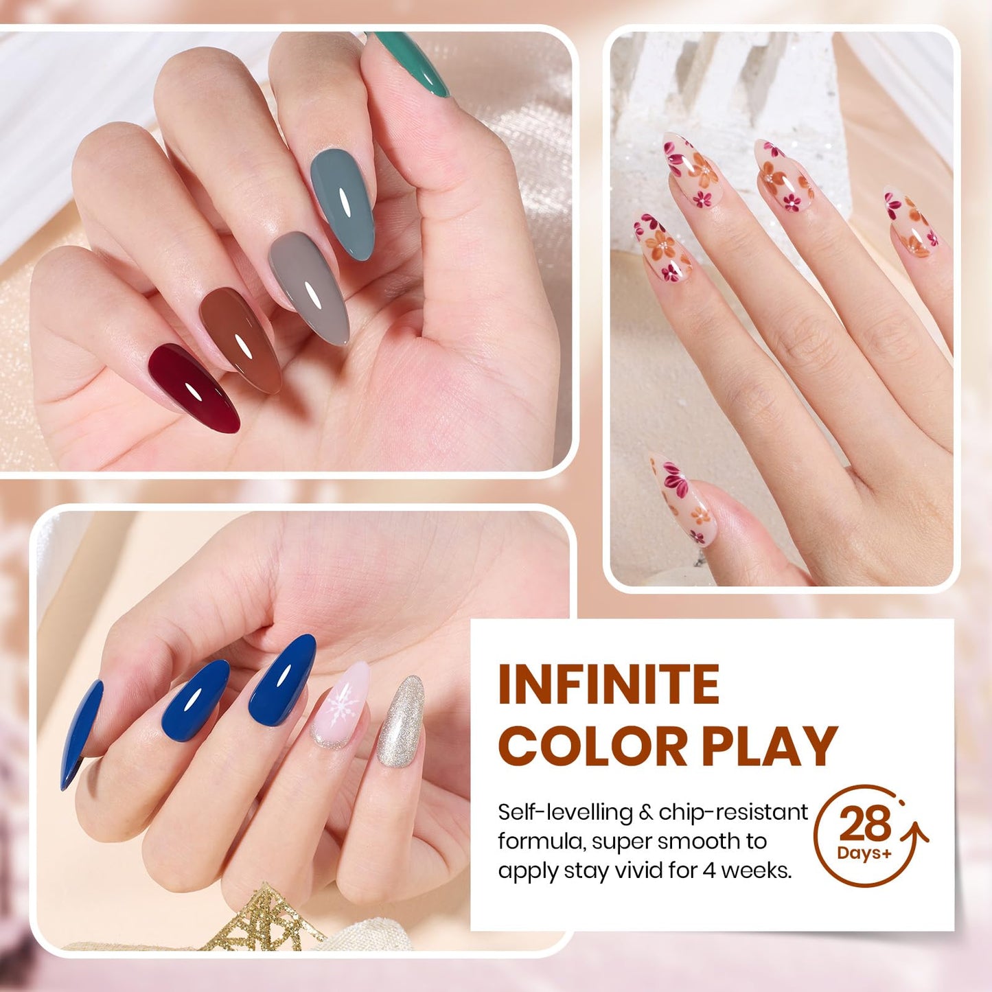 Beetles Gel Polish Sonata – 20-Color Fall Collection Kit (Soak Off UV/LED)