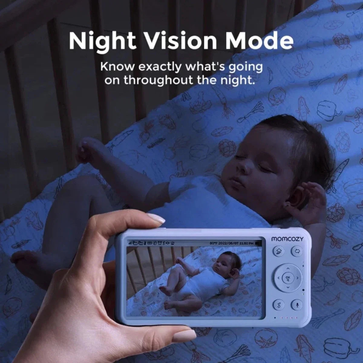 Momcozy BM01 5" Baby Monitor & Camera