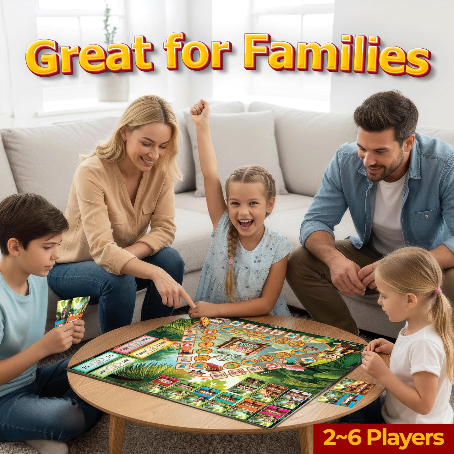 BeFree for Kids – Financial Literacy Board Game for Ages 7+ | Family Money Fun