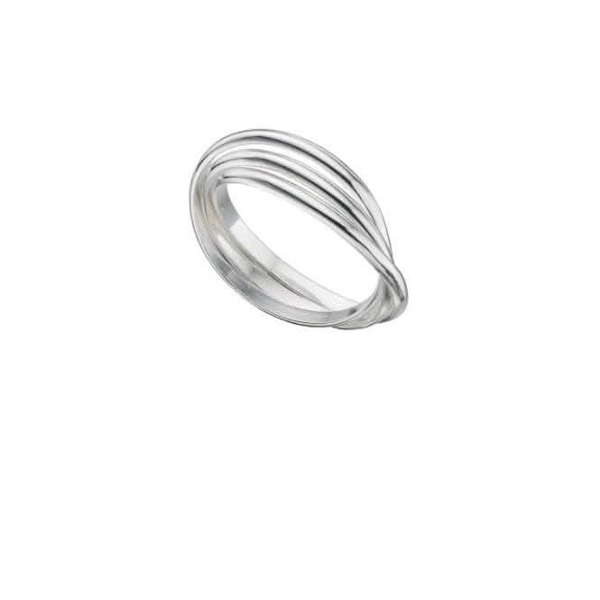 Beginnings  Sterling Silver 3 Piece Russian Wedding Ring R141